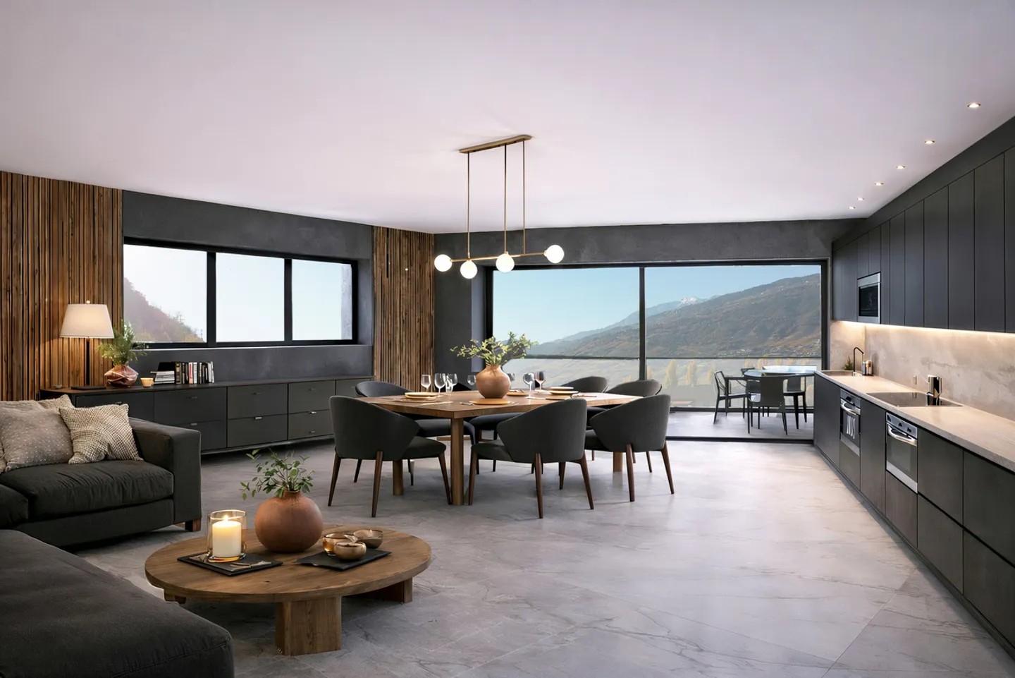 ZU VERKAUFEN 2.5 ZIMMER WOHNUNG IN CHIPPIS - Foto 2 von 4