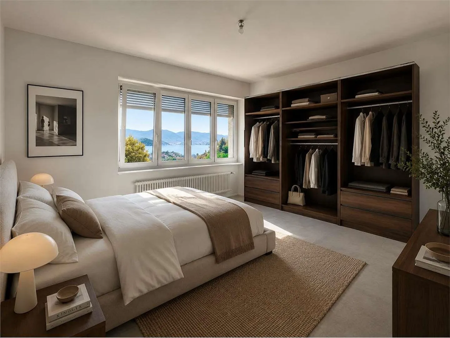 Spacious apartment with private garden and lake view in Massagno - Photo 6 of 13