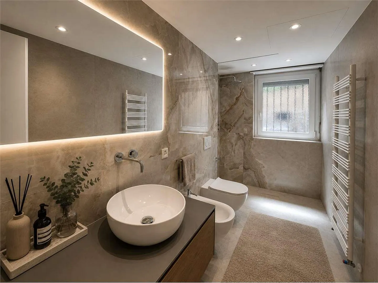 Spacious apartment with private garden and lake view in Massagno - Photo 9 of 13