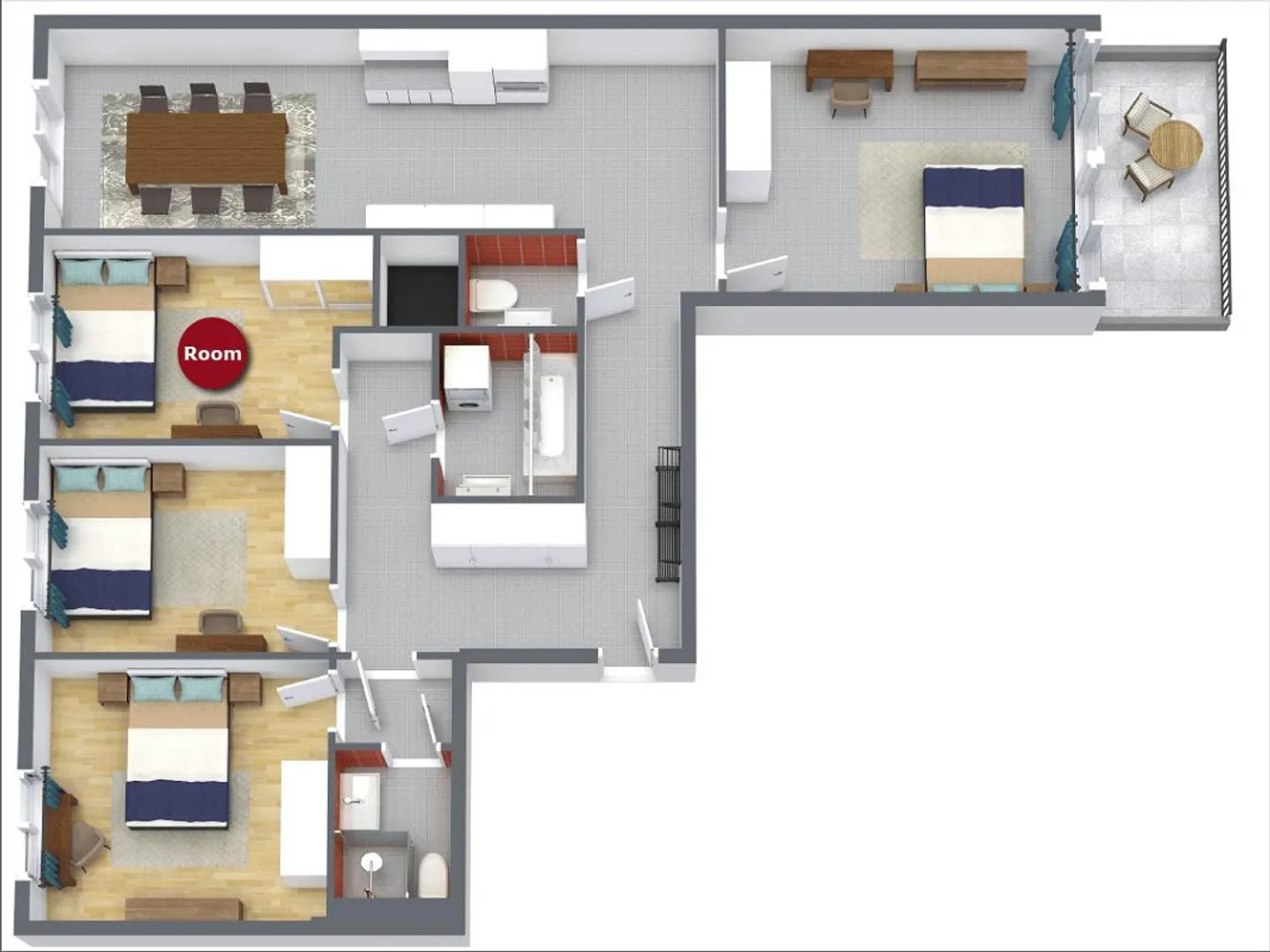 Appartement Coliving Spacieux - Photo 14 sur 14