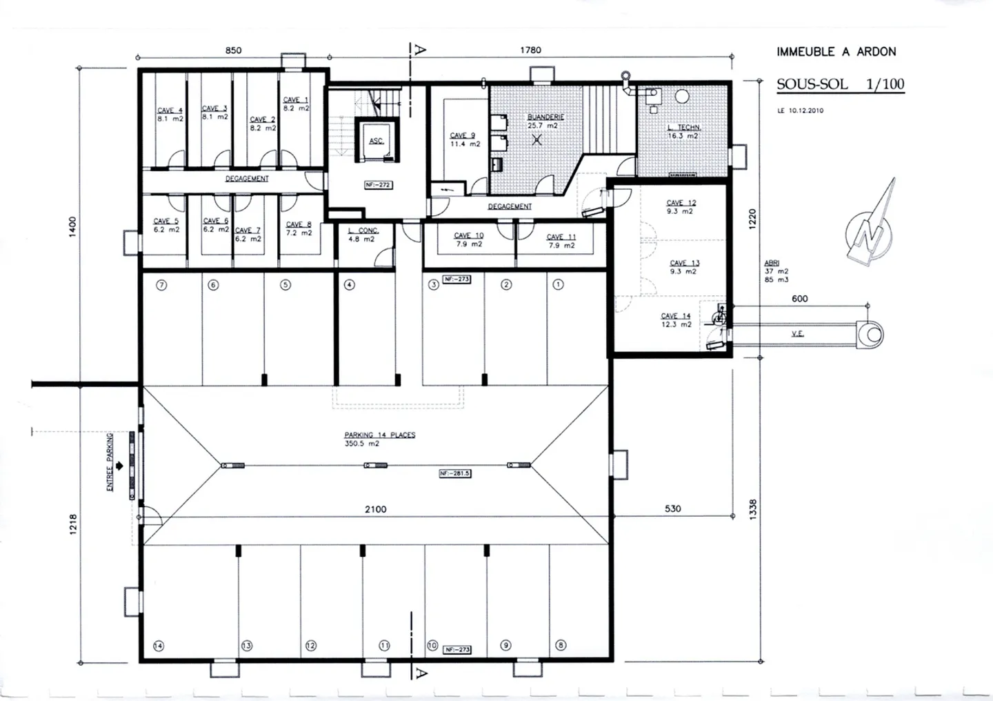 Très bel appartement de 3.5 pièces avec terrasse et places de parc - Foto 19 di 19