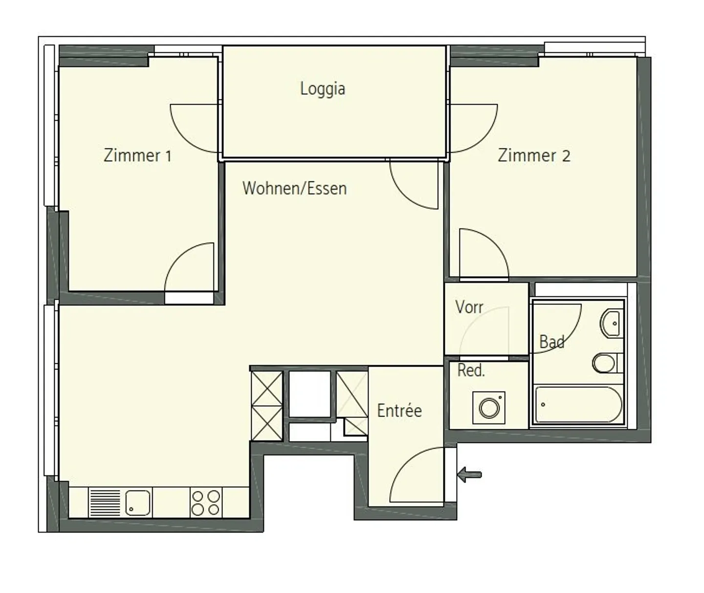 Light-flooded modern apartment with washing tower - Photo 8 of 8
