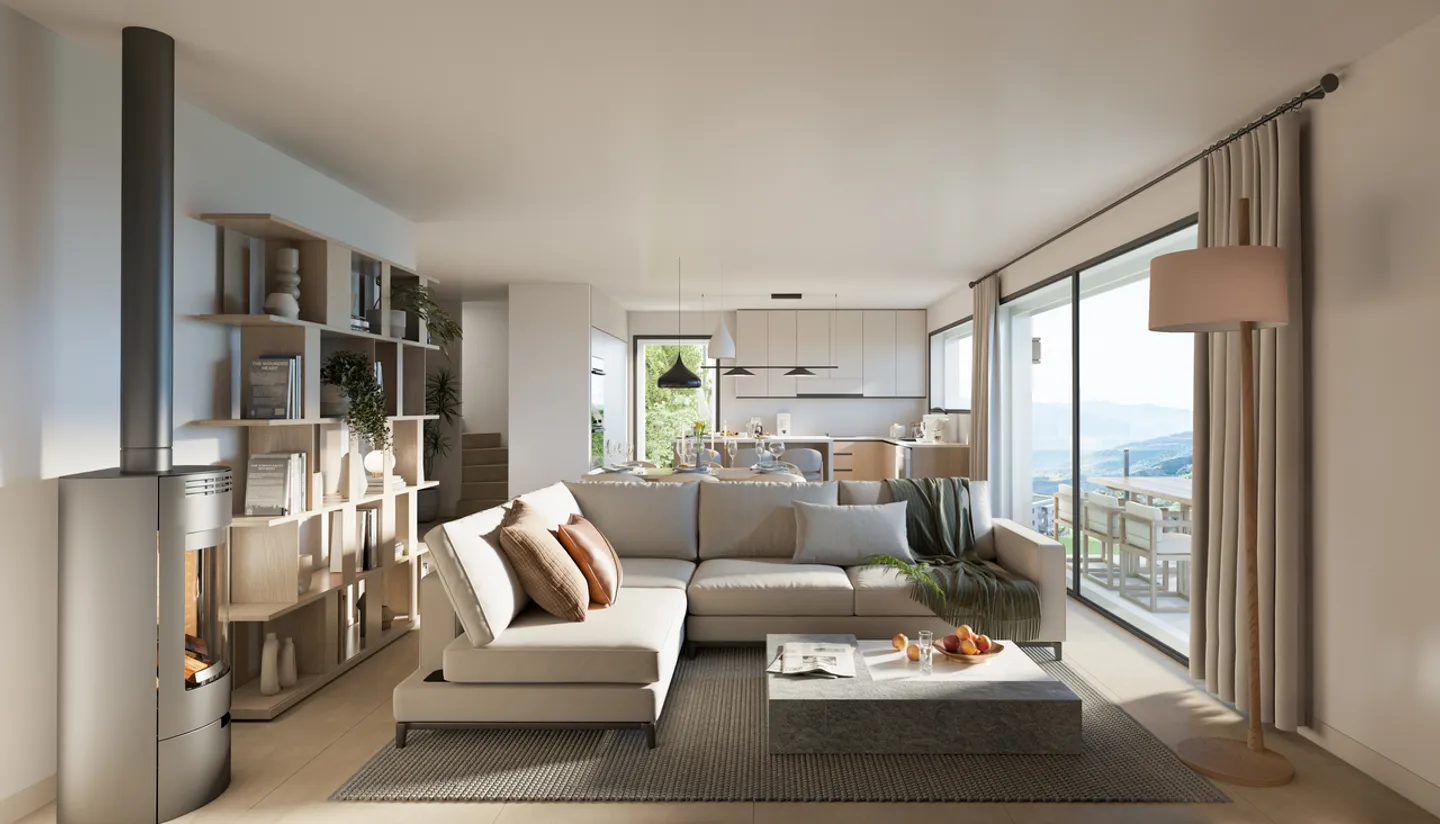 Villa moderne Ayent - Ensoleillement optimal et vue sur les montagnes - Photo 5 sur 8