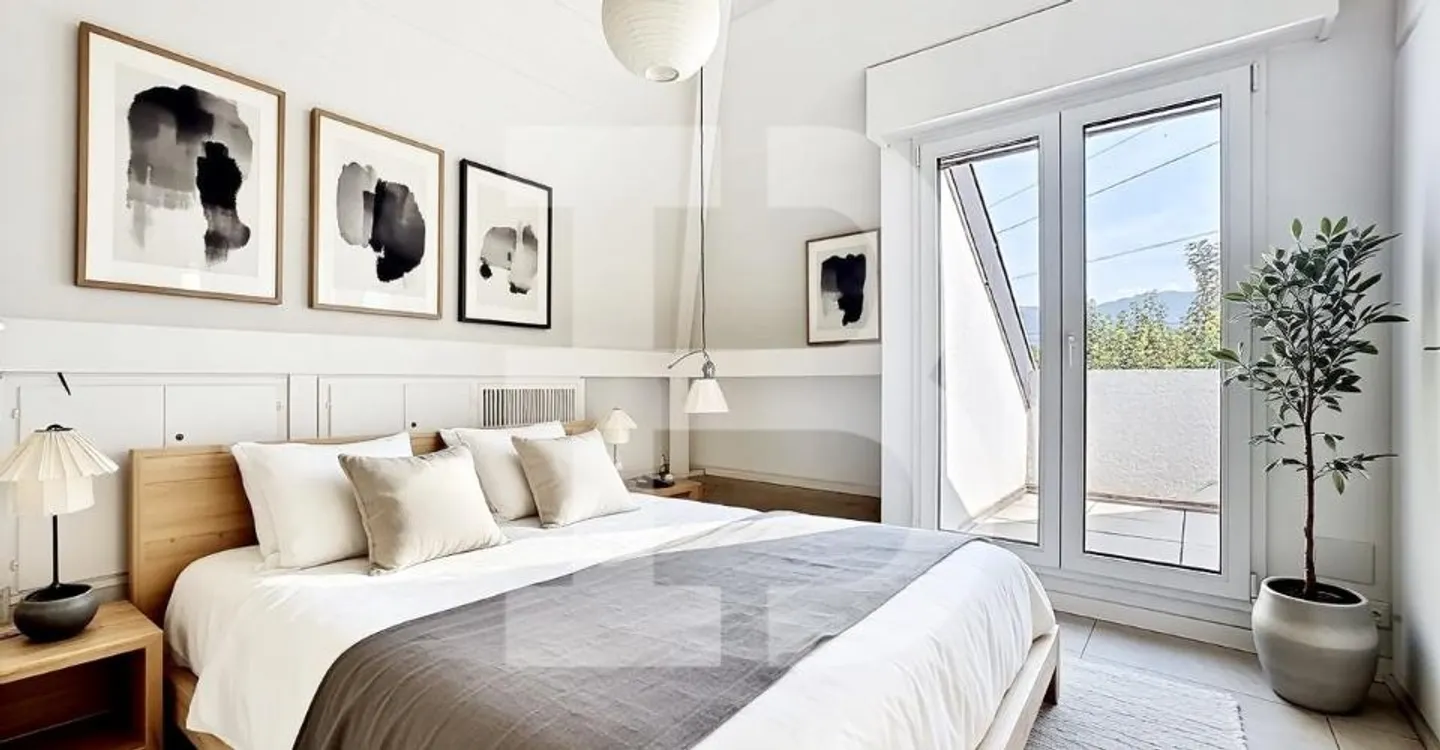 Stylische Wohnung mit Terrasse - Foto 5 von 9
