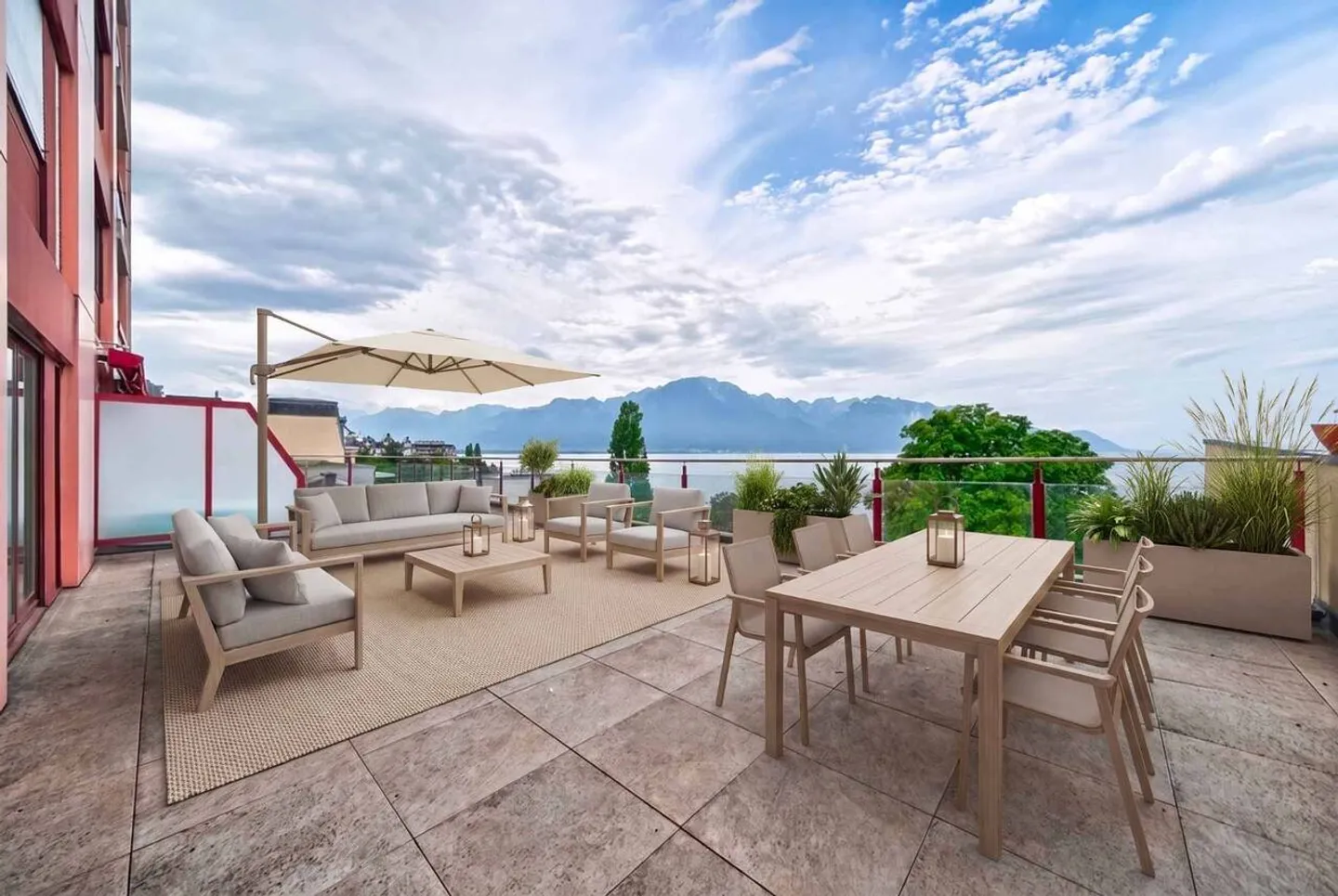 Montreux: 4.5-room apartment with stunning lake view - Photo 1 of 12