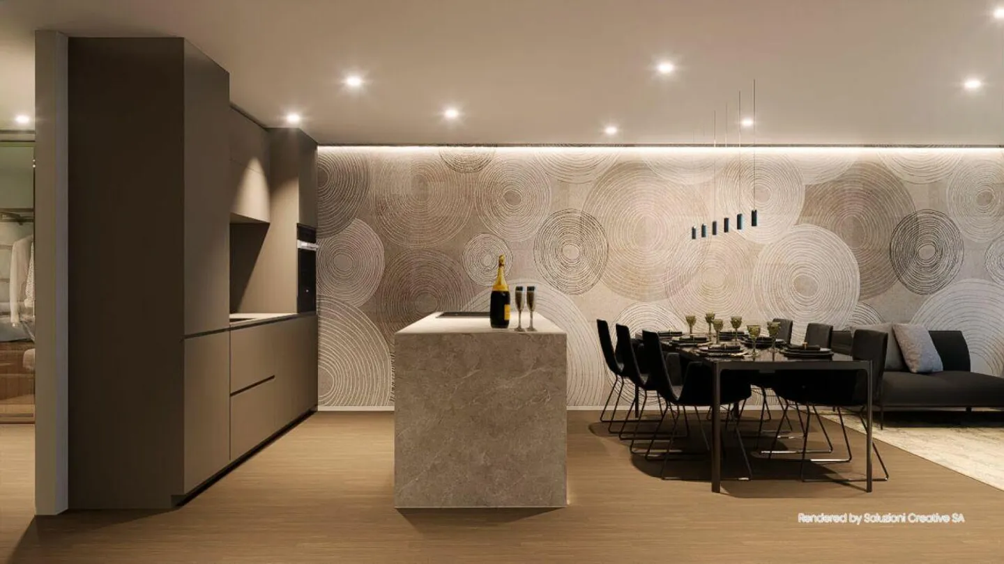 Luxuriöse 3,5 Zimmer: Modernität und Exzellenz mit Seeblick - Foto 4 von 22