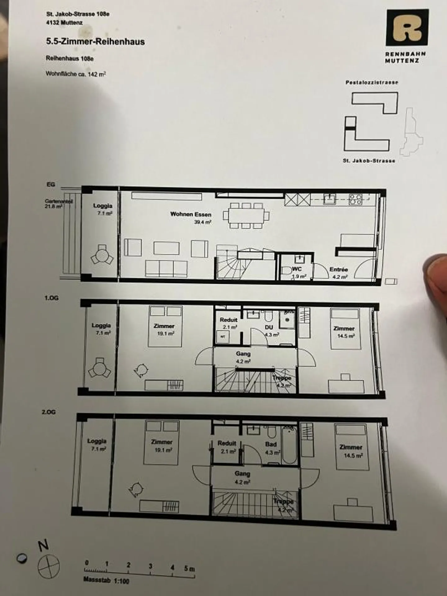 Moderna casa a schiera di 5,5 stanze a Muttenz - Nuova di zecca del 2023 - Foto 5 di 5