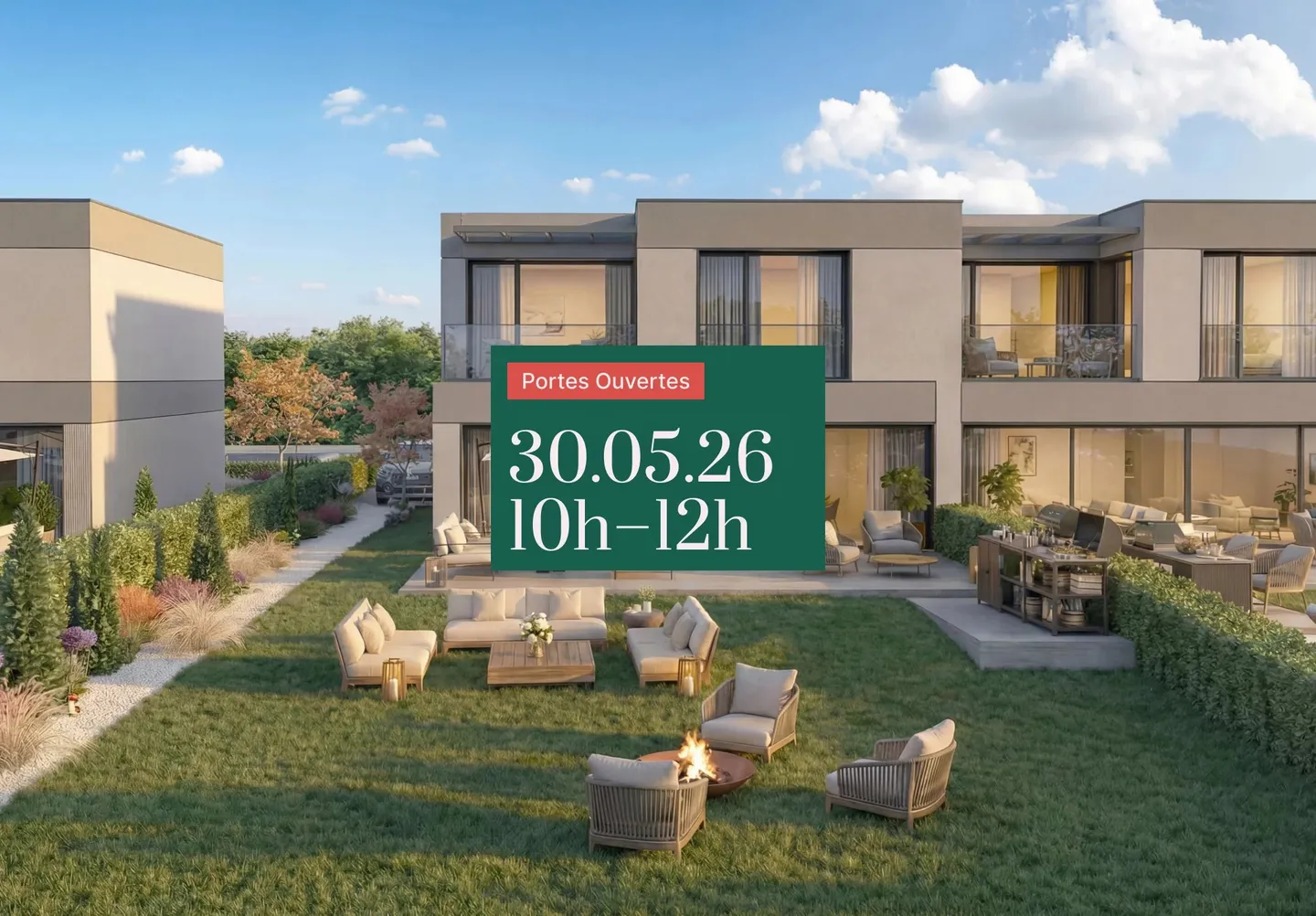 LOT 5 : Villa avec 5,5 pièces et un jardin de 218 m² - Photo 1 sur 4