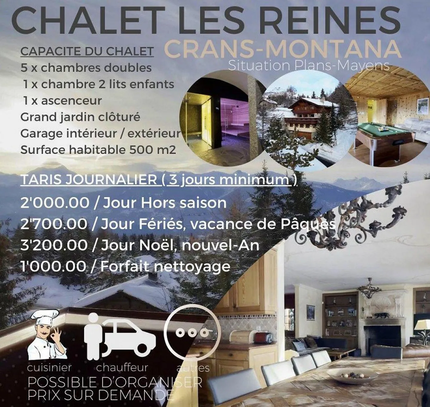 Vacation Rentals: Luxury Chalet with Magnificent View | Plan Ma... - Photo 5 of 5