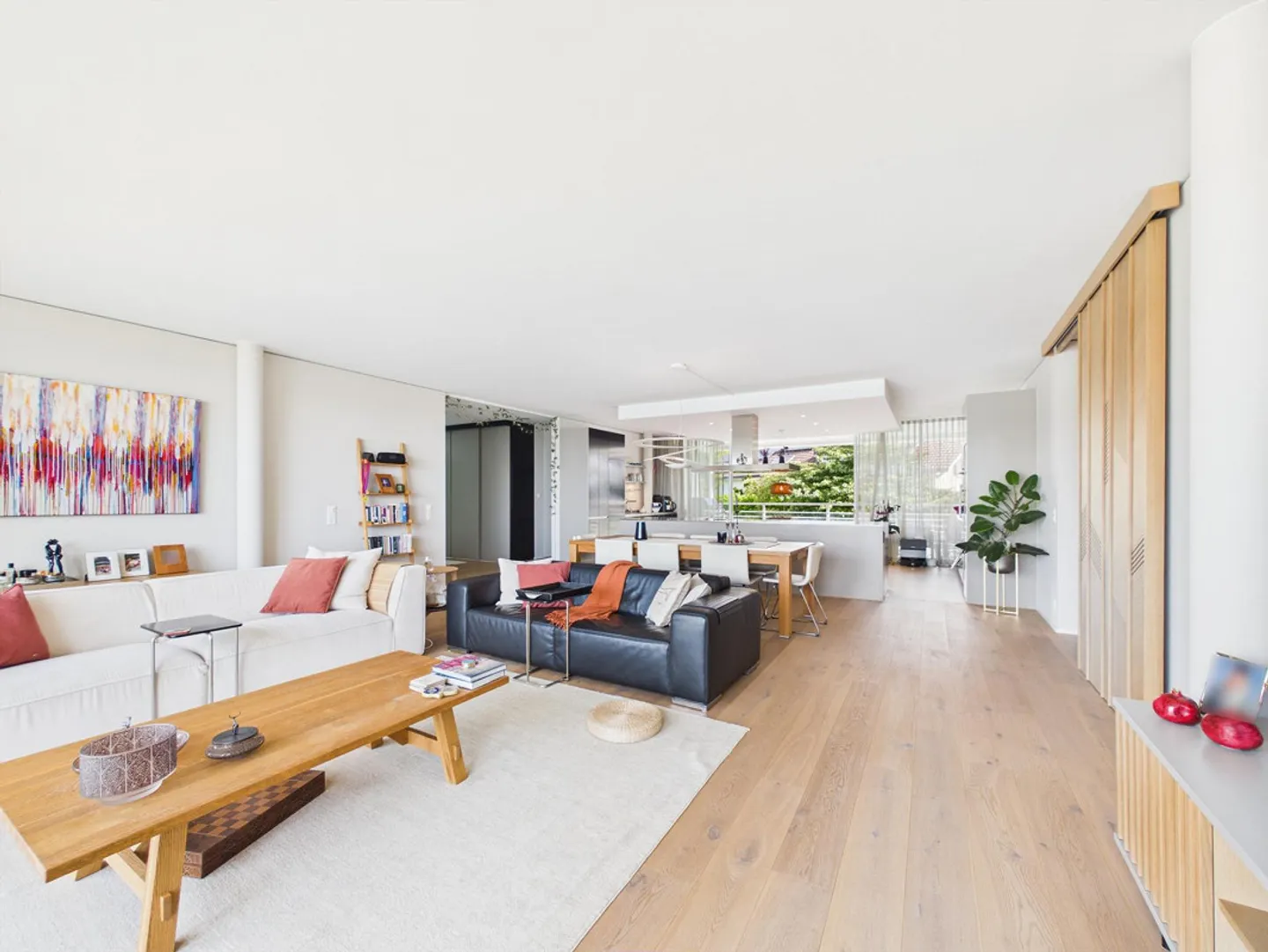 5.5-room Light Filled Loft with Lake Zurich Views Single Level & Open - Photo 2 of 15