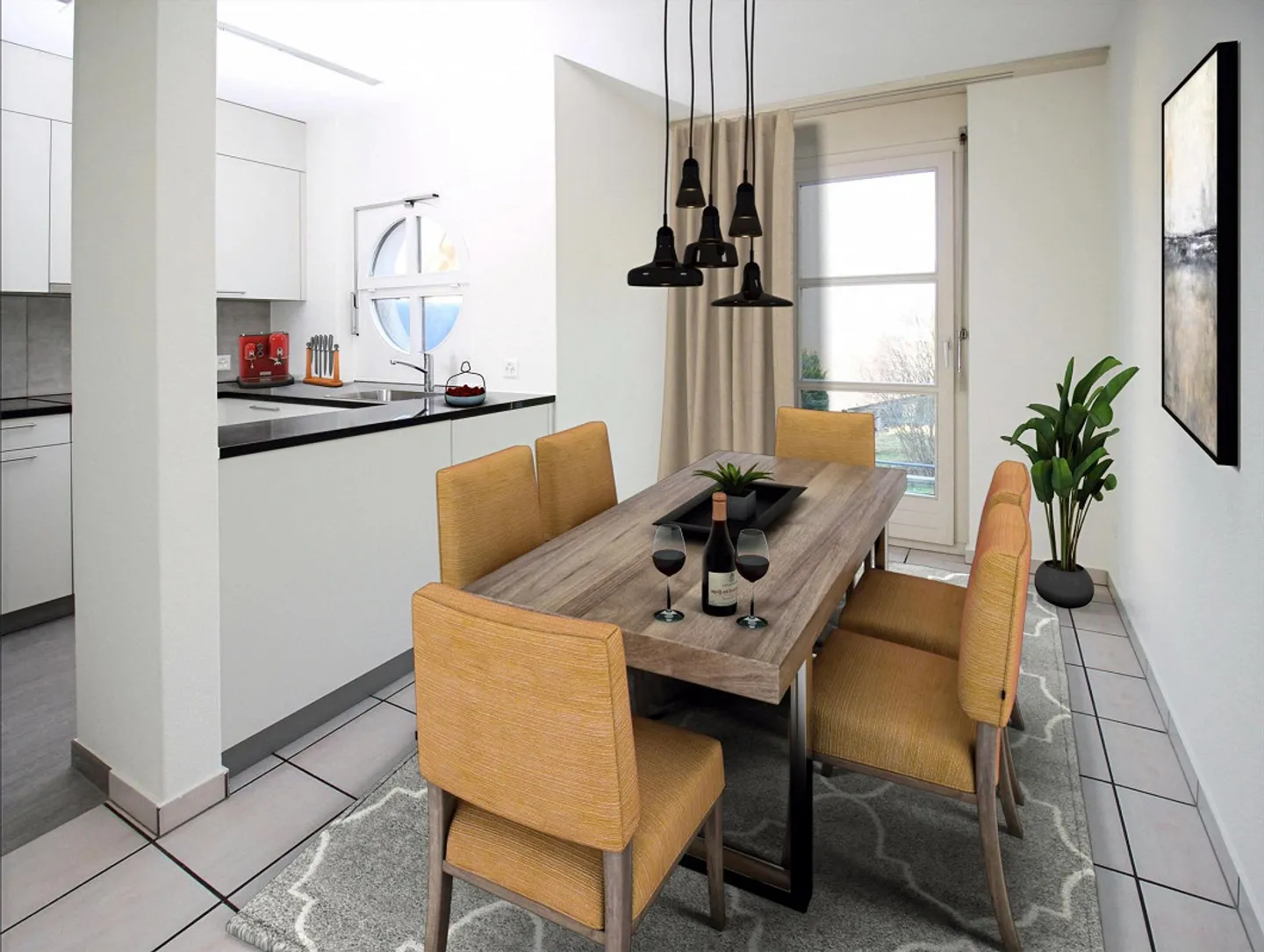 Wohnen in Bottenwil | 4½-Zimmer-Wohnung im 1. OG - Foto 1 von 10