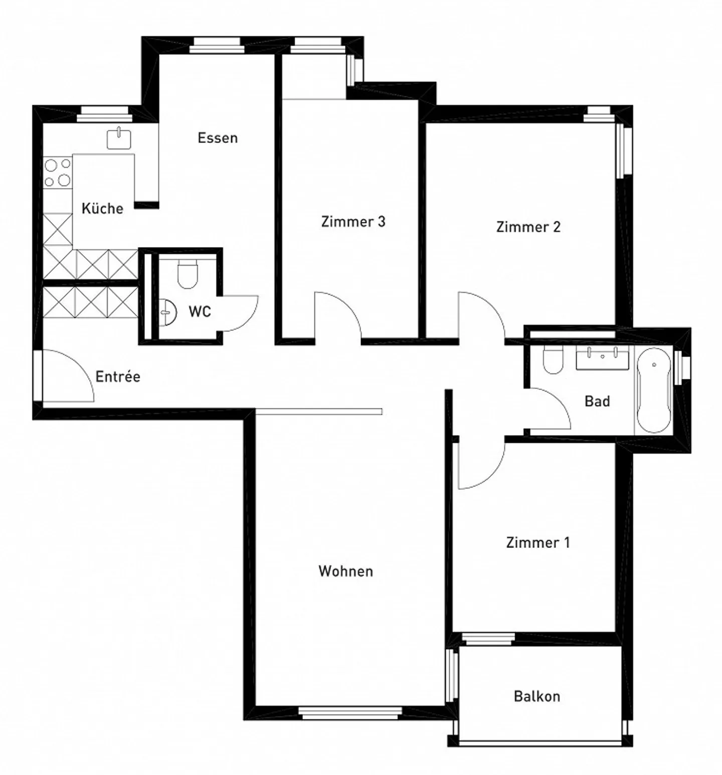 Wohnen in Bottenwil | 4½-Zimmer-Wohnung im 1. OG - Foto 10 von 10