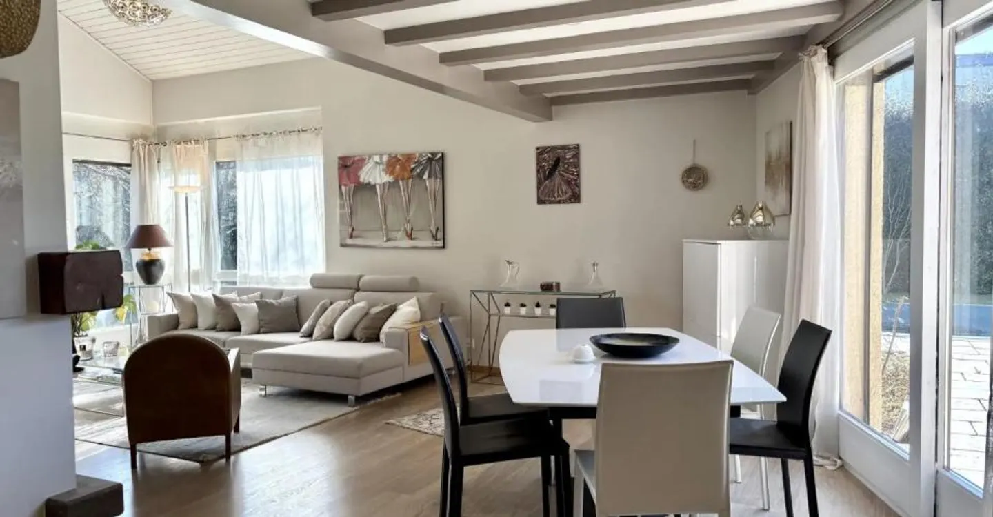 DA AFFITTARE - RARO A COPPET: VILLA INDIVIDUALE CON PISCINA RISCALDATA, DA - Foto 6 di 12
