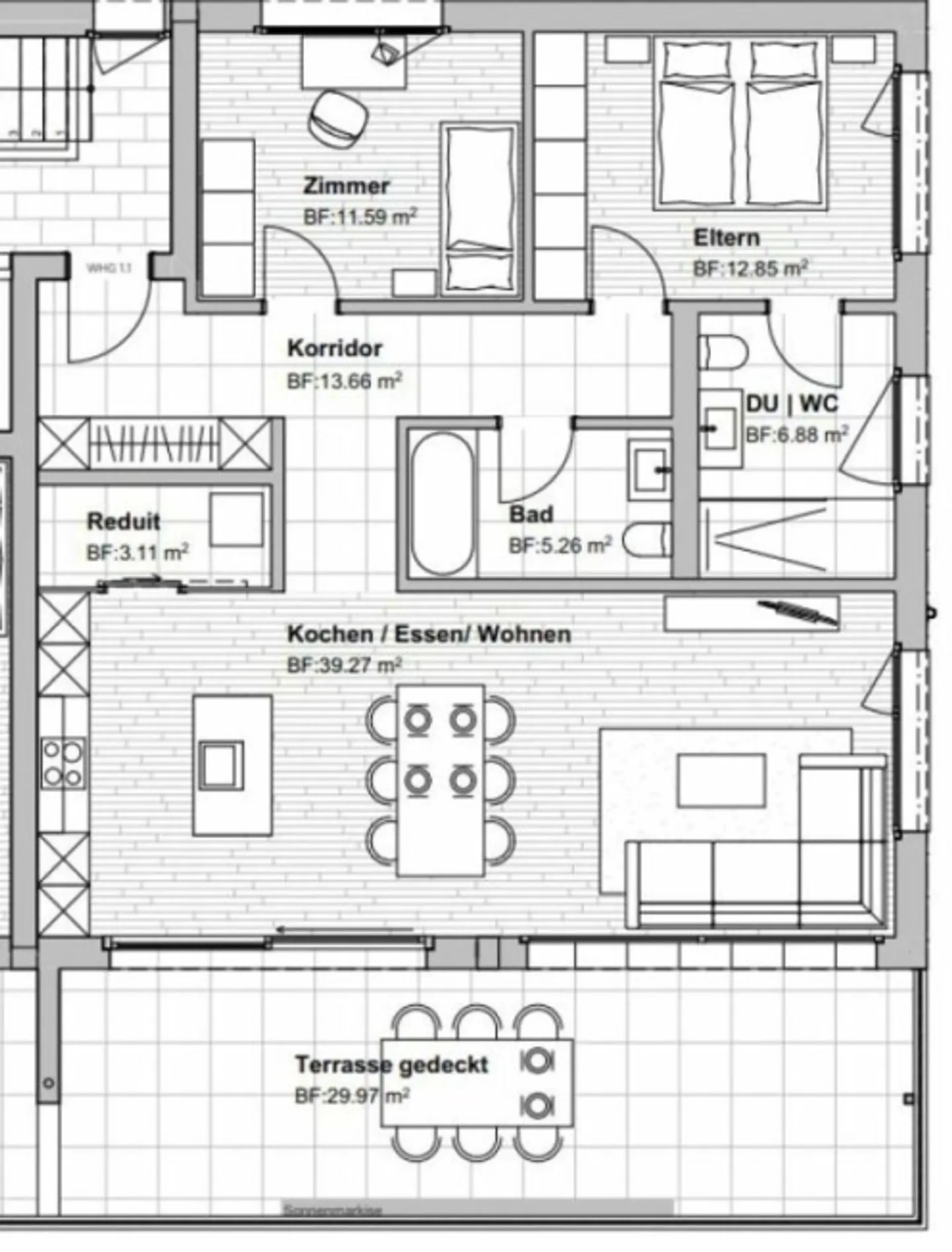 «Erstbezug 3.5-Zimmerwohnung im Eigentumsstandard (Neubau)» - Foto 3 von 3