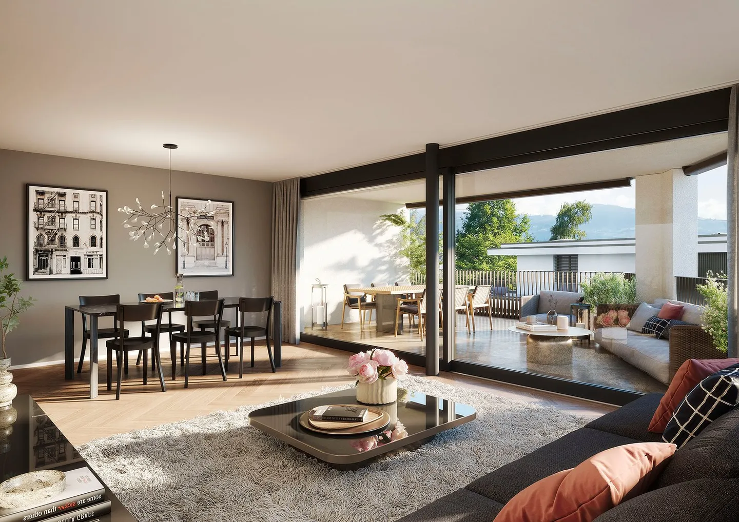 Spacious 4.5-Room Apartment on the Upper Floor, 138m2 Living Space, Lake and Mountain View, in a Nature-Friendly Location - Photo 1 of 10