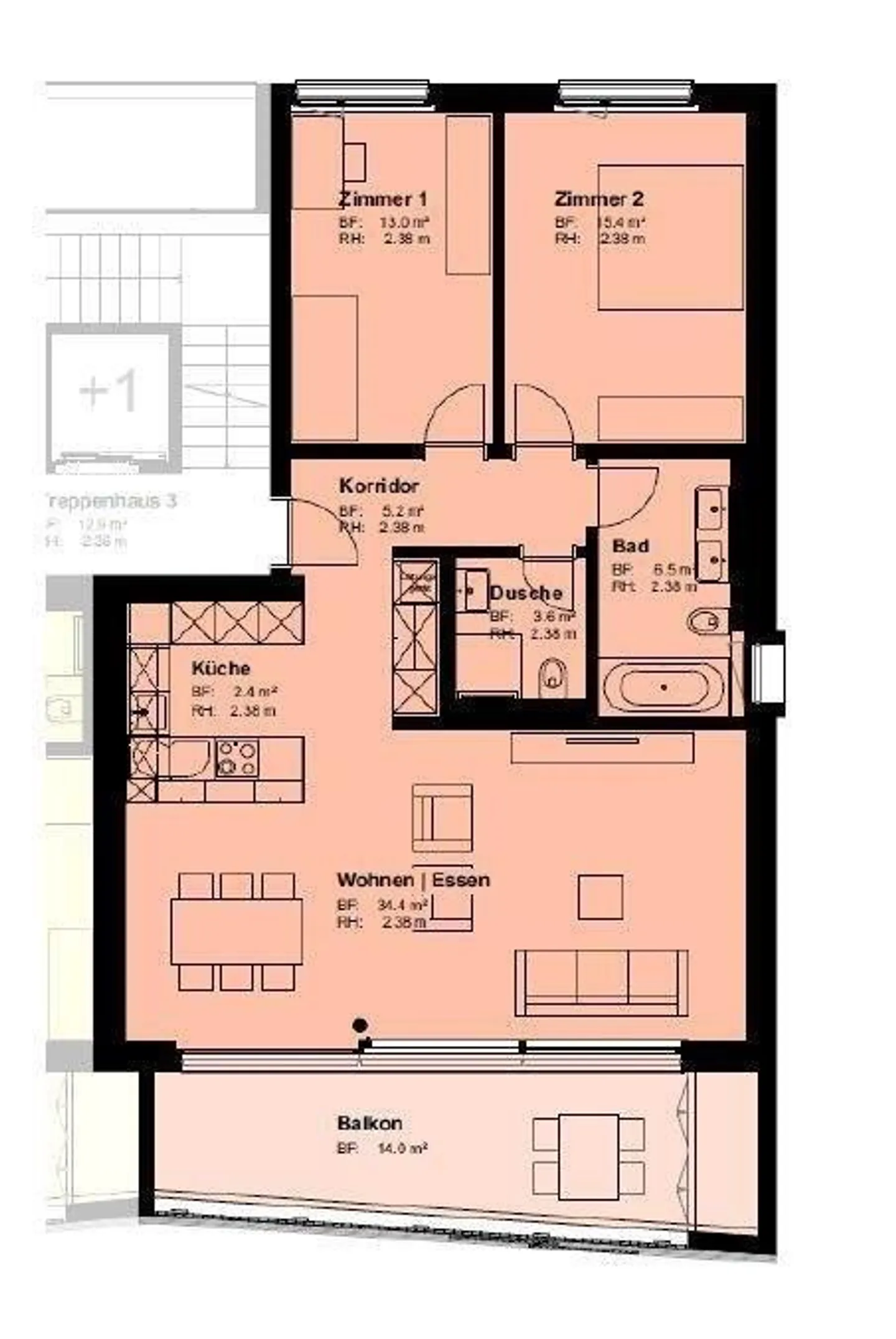 Wunderschöne 3.5 Zimmer-Wohnung in Domat/Ems zu vermieten! - Foto 7 di 7