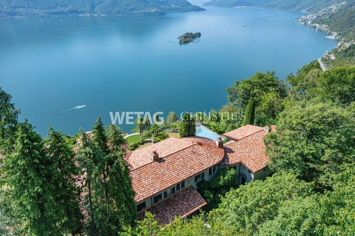 Villa méditerranéenne à rénover dans un emplacement de choix avec vue sur le lac à 180° à R... - Photo 4 sur 13