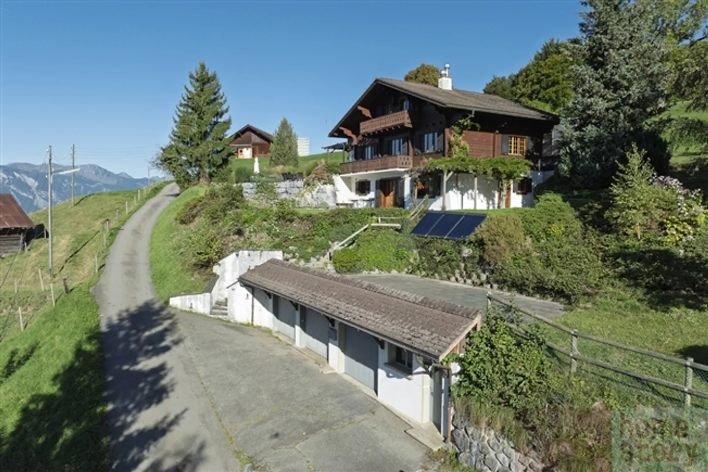 Les Posses-sur-Bex - Chalet avec 6 chambres, vue panoramique sur les Dents-du-Midi - Photo 3 sur 20