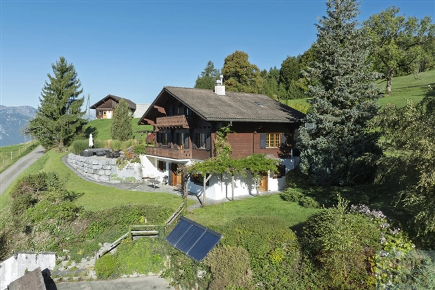 Les Posses-sur-Bex - Chalet avec 6 chambres, vue panoramique sur les Dents-du-Midi - Photo 4 sur 20