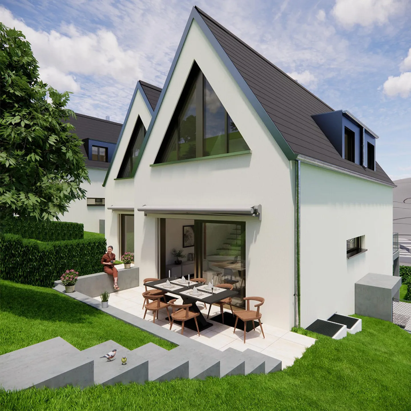 Neubau-Doppeleinfamilienhaus am Sonnhaldenweg in Sissach - Foto 3 von 19