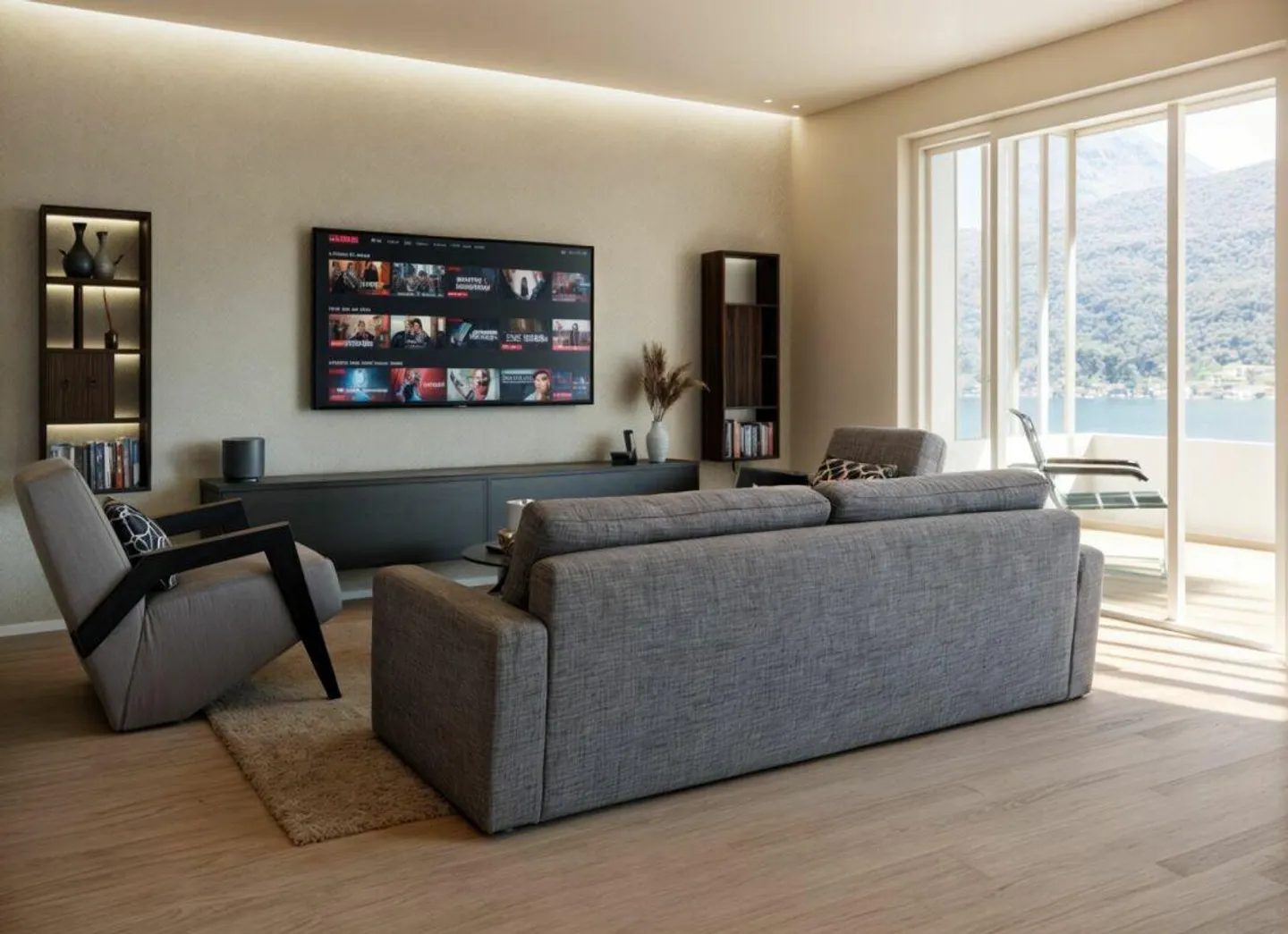 MELIDE · NUOVA RESIDENZA · ELEGANTE APPARTAMENTO ESCLUSIVO CON TERR... - Photo 2 of 7