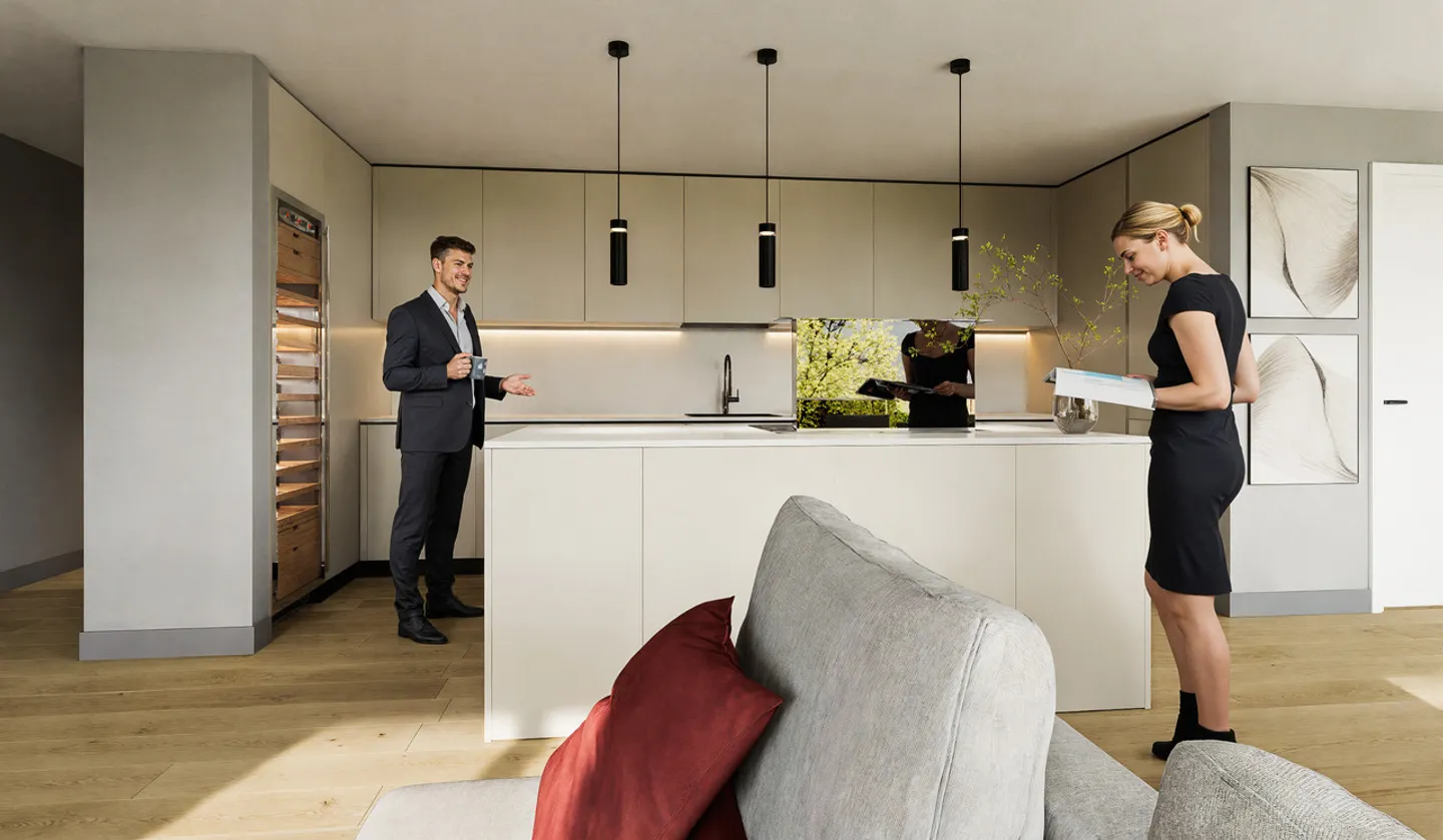 RAFFINIERT UND NEU 4.5 ZIMMER MIT PRIVATGARTEN - Foto 5 von 8