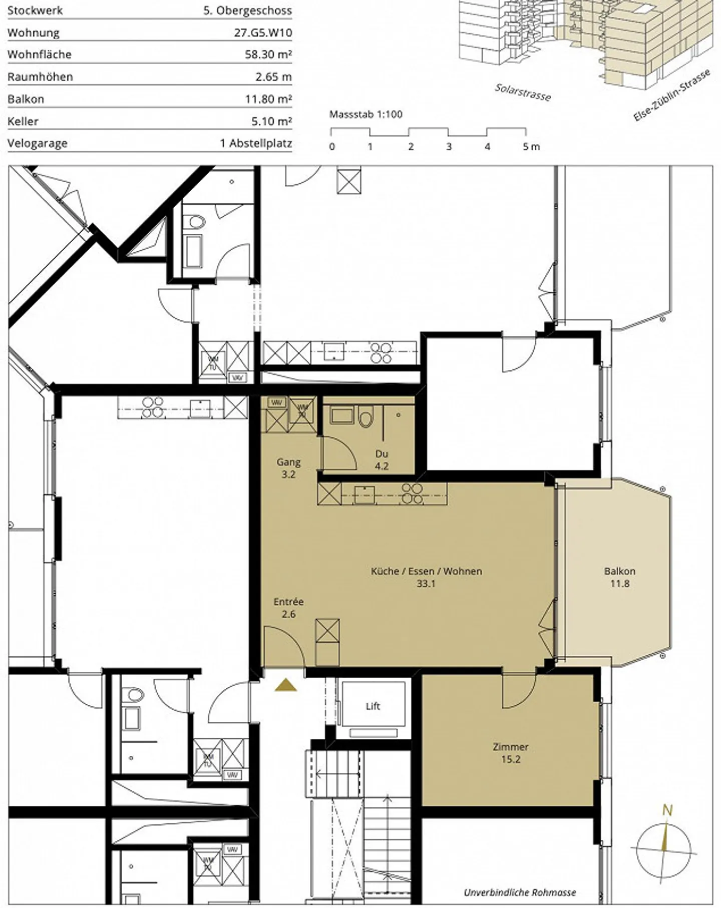 Moderno appartamento 2.5 stanze a Winterthur Hegi - Foto 15 di 15