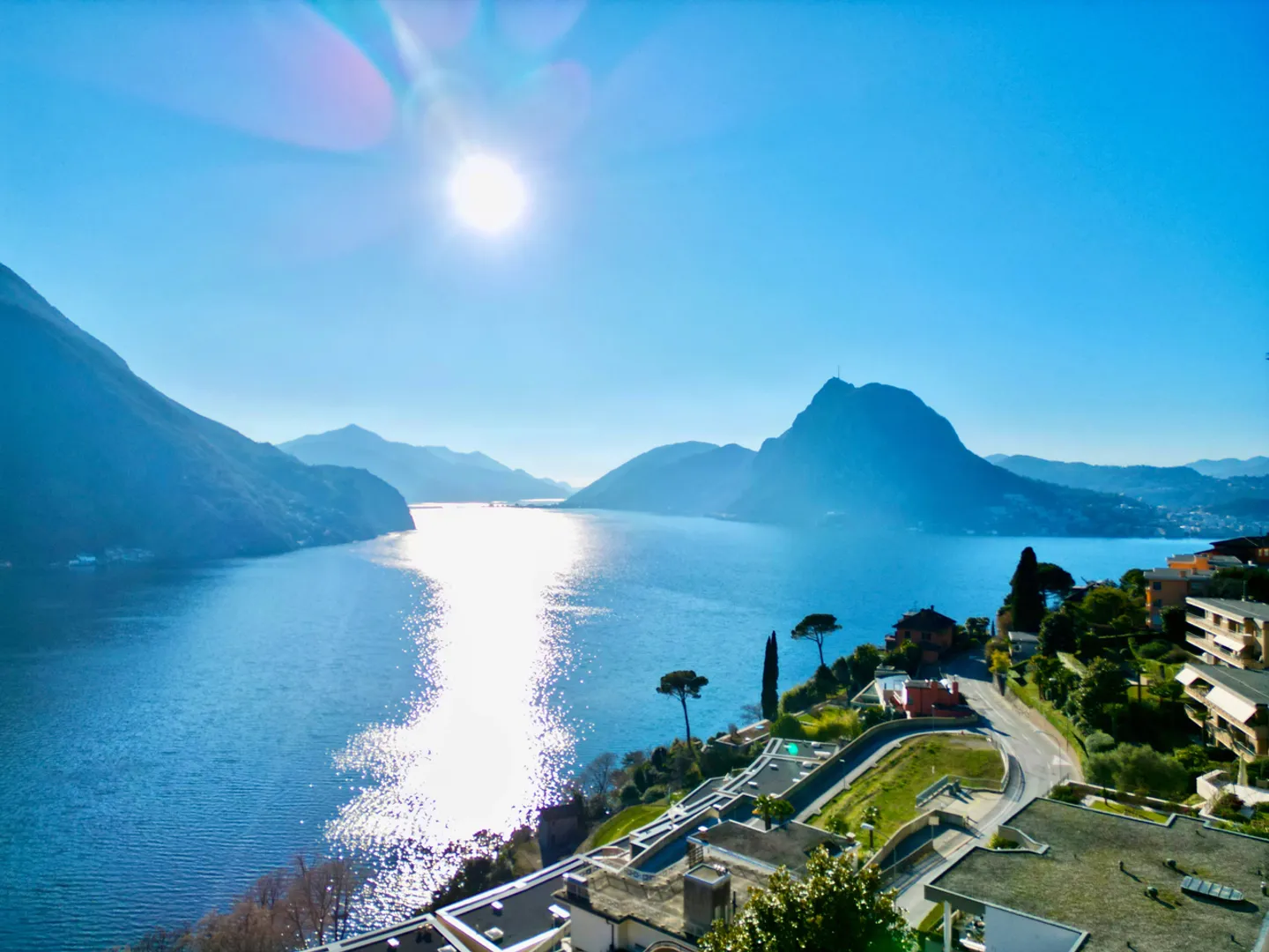 Maison de Vacances - Appartement avec Vue Imprenable sur le Lac de Lugano - Photo 1 sur 19