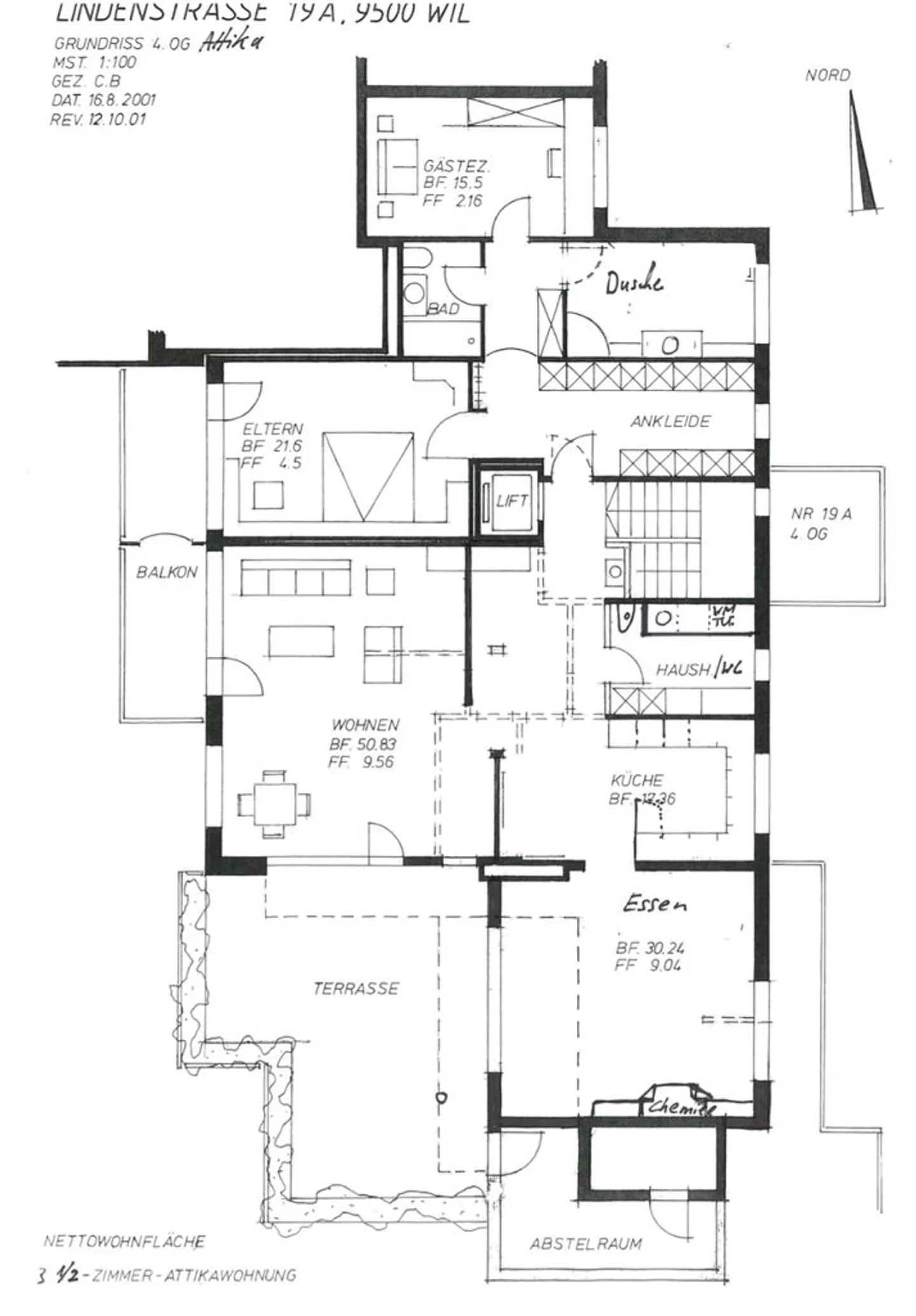 Charmante Wohnung in Wil - Foto 12 von 12