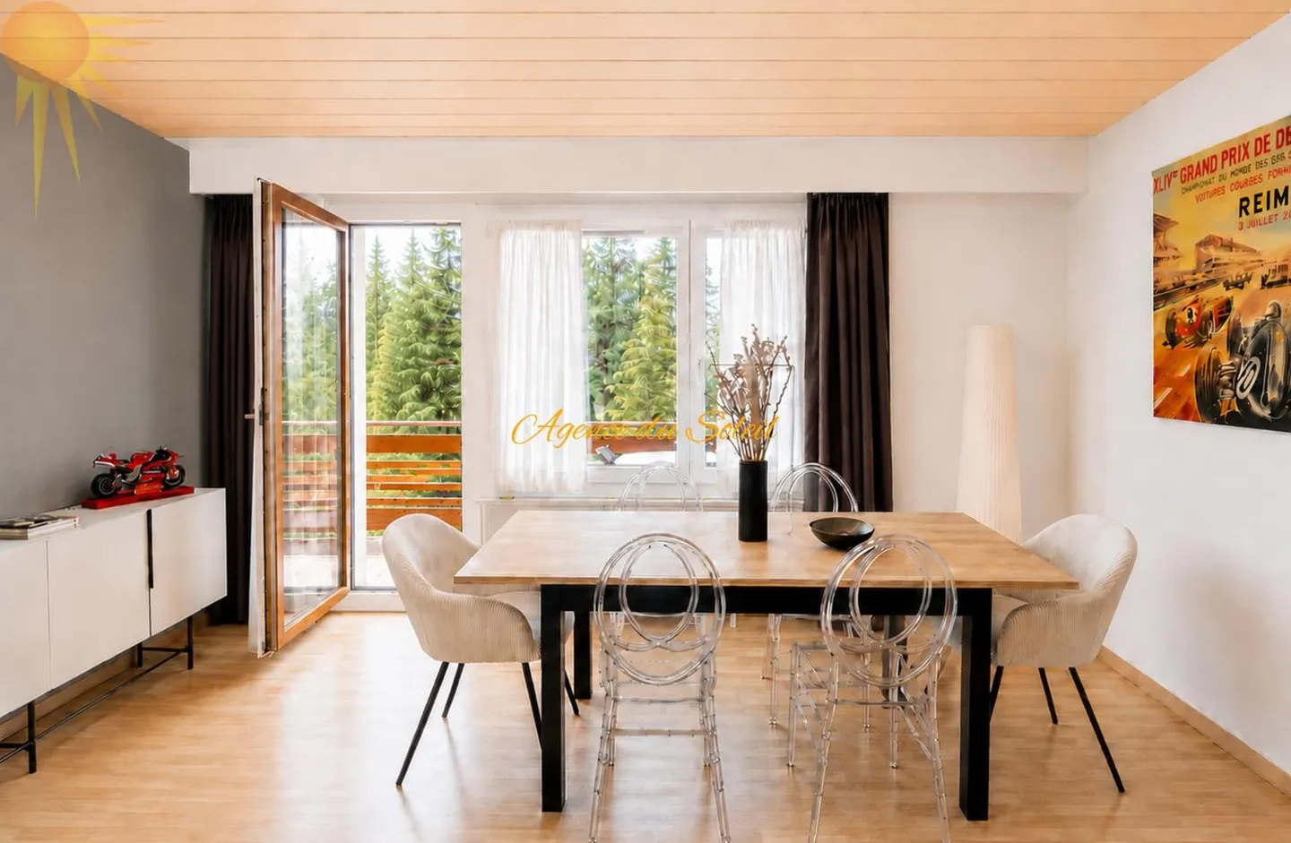 Zu vermieten (Wintersaison) dieses gemütliche und geräumige Studio im Zentrum von Crans! - Foto 2 von 13
