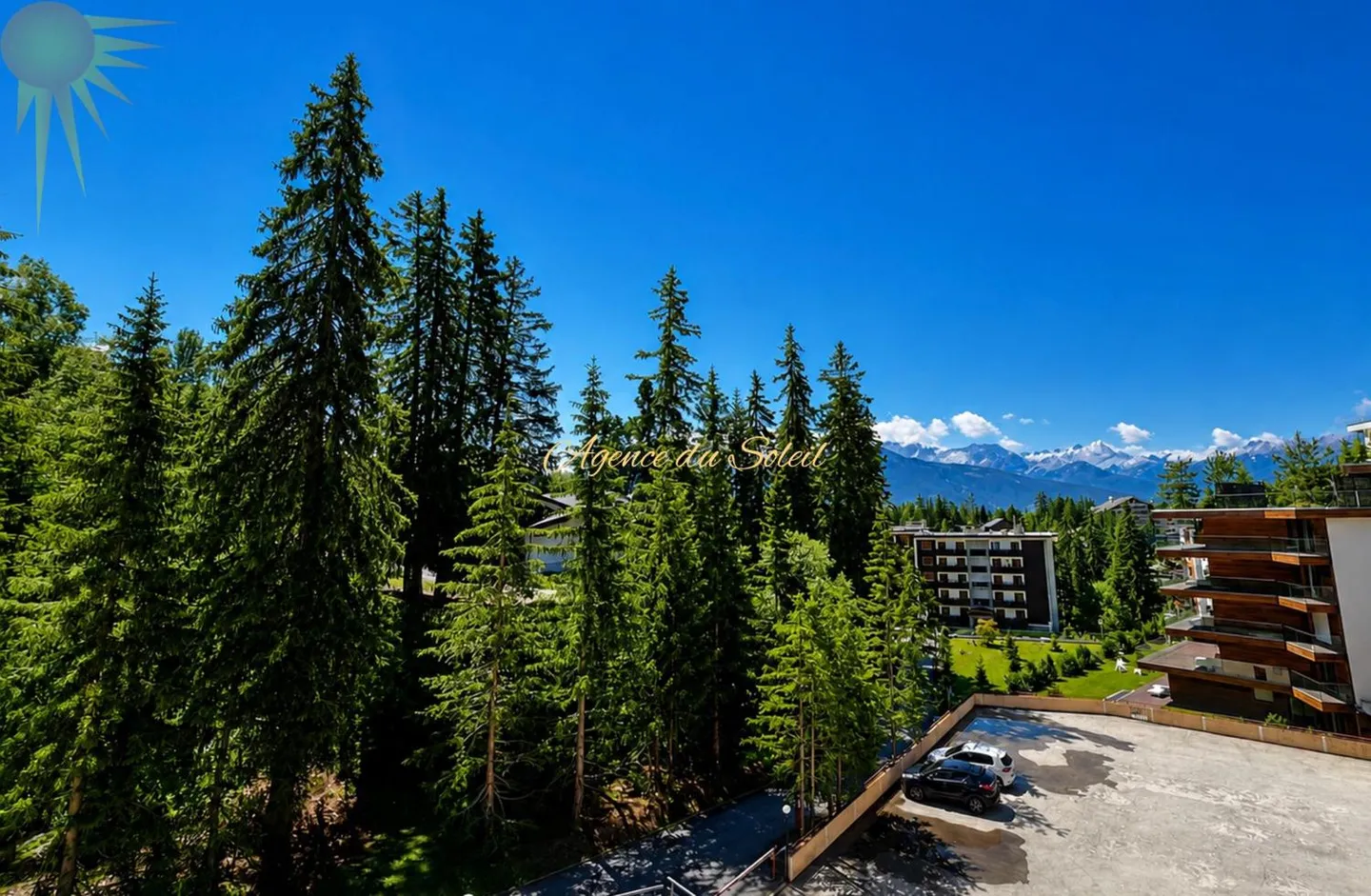 Zu vermieten (Wintersaison) dieses gemütliche und geräumige Studio im Zentrum von Crans! - Foto 11 von 13