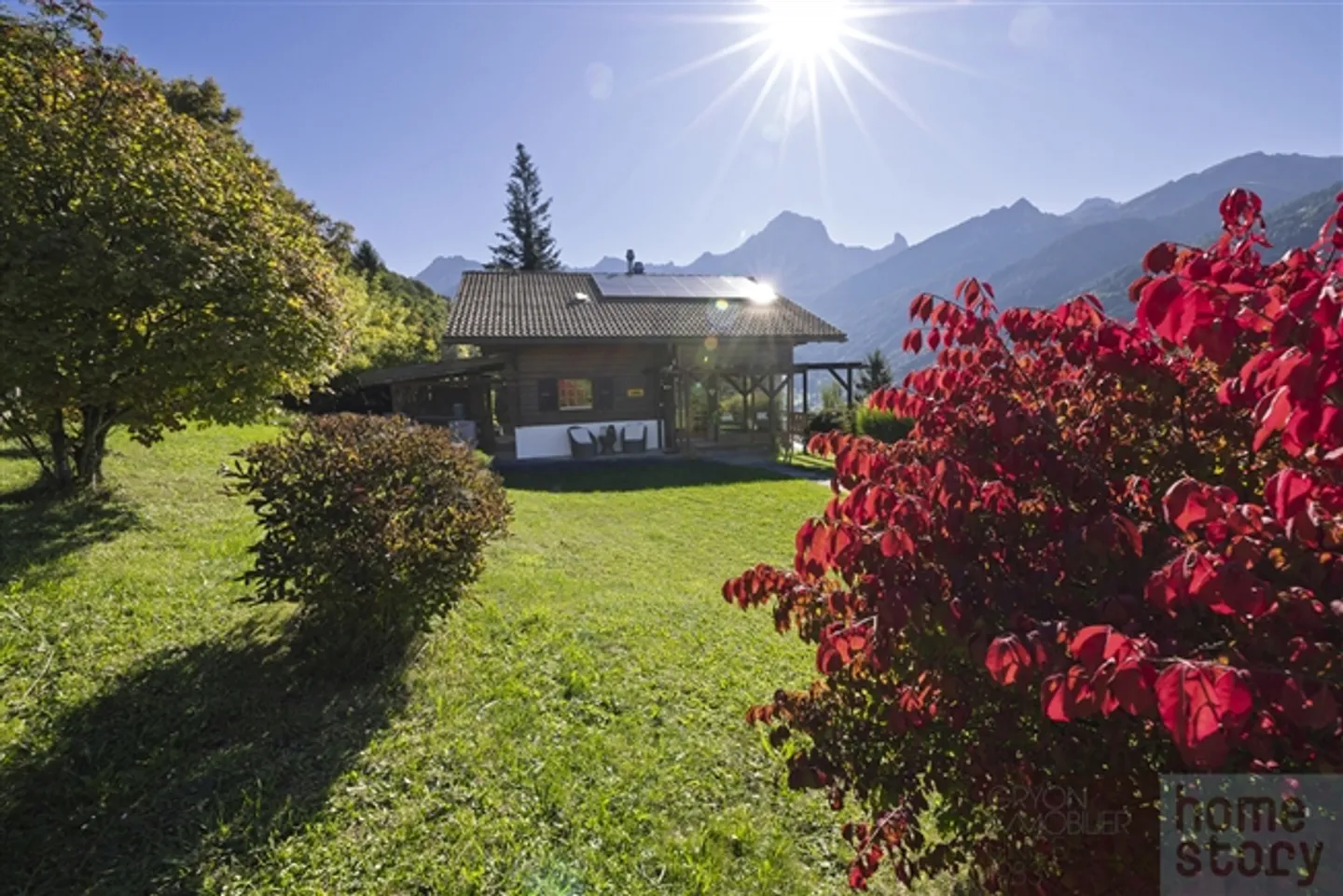Les Posses-sur-Bex - Chalet avec 6 chambres, vue panoramique sur les Dents-du-Midi - Photo 17 sur 20