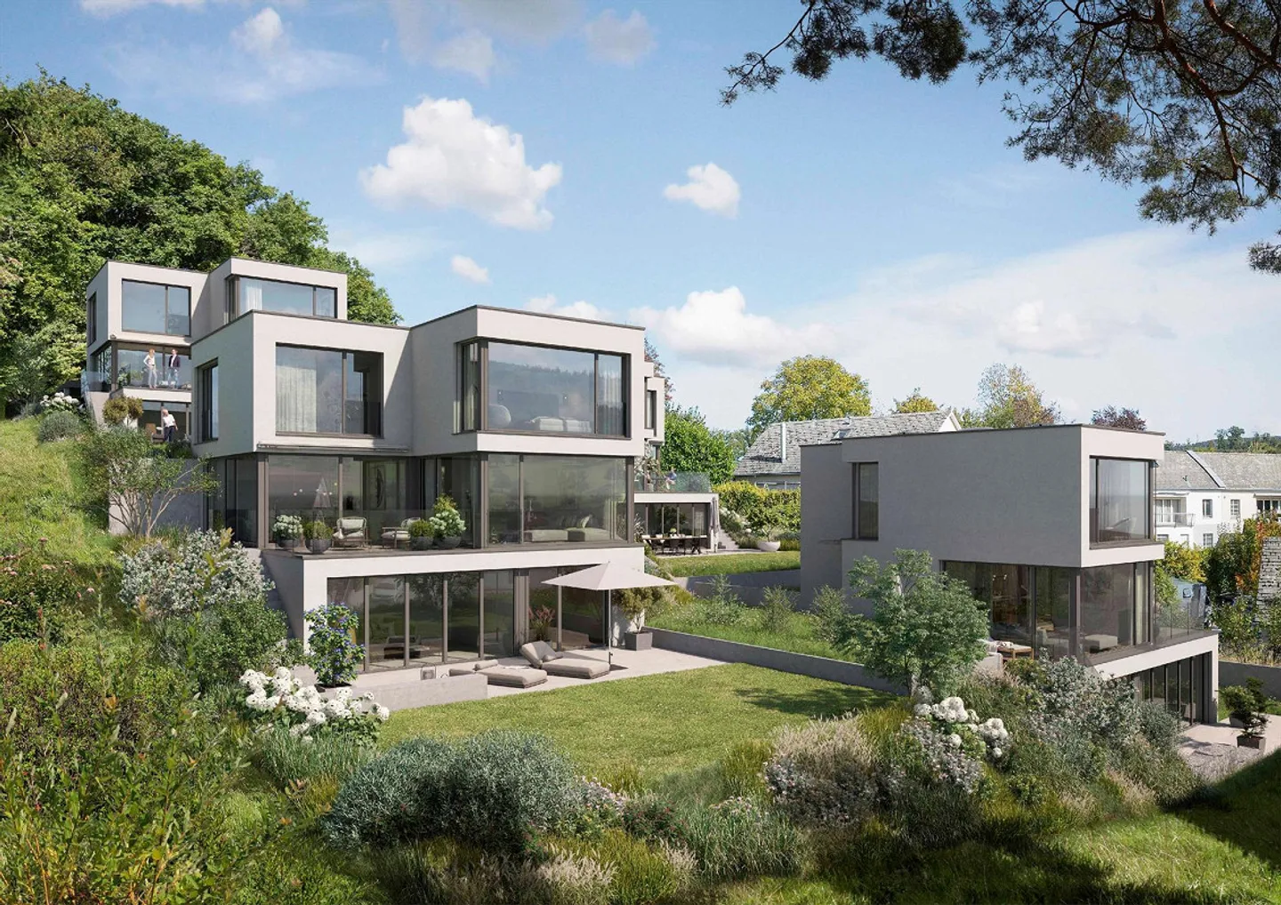 New build detached house with wide views (House 2) in Münchenstein - Photo 5 of 7