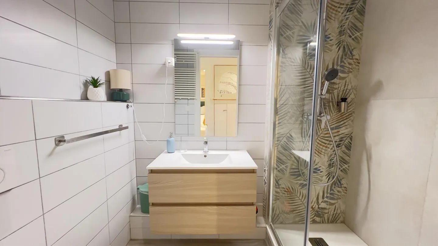 APPARTEMENT PRATIQUE RÉNOVÉ DE DEUX PIÈCES AVEC VUE SUR LE LAC À BISSONE - Photo 6 sur 6