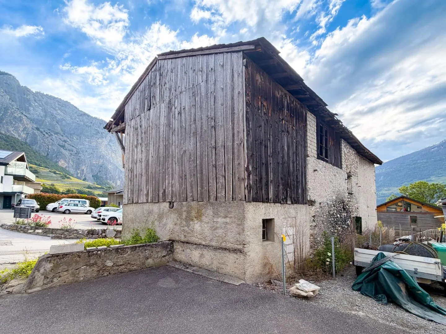Haus zu renovieren im Zentrum von Chamoson, verkauft mit Baugenehmigung - Foto 4 von 13