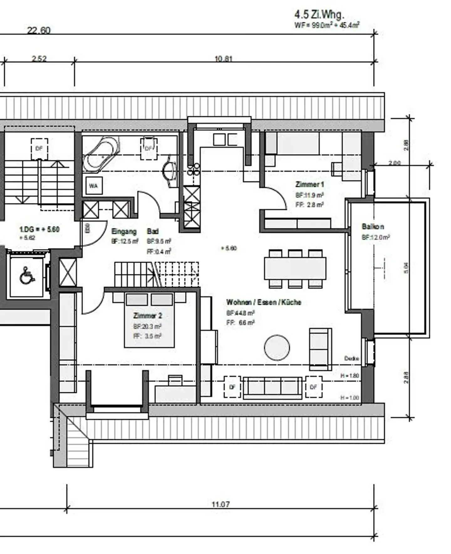 Moderne Maisonette in Wil ZH - Foto 11 von 13