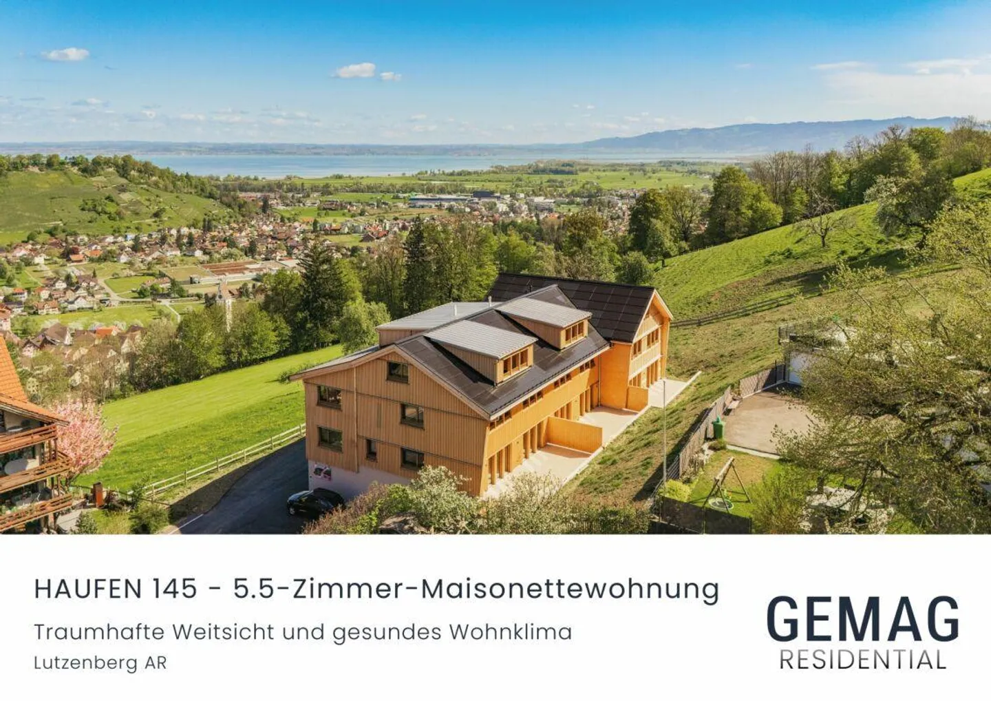 HAUFEN 145 - 5.5-Room Maisonette Apartment with Stunning Lake View - Photo 1 of 15