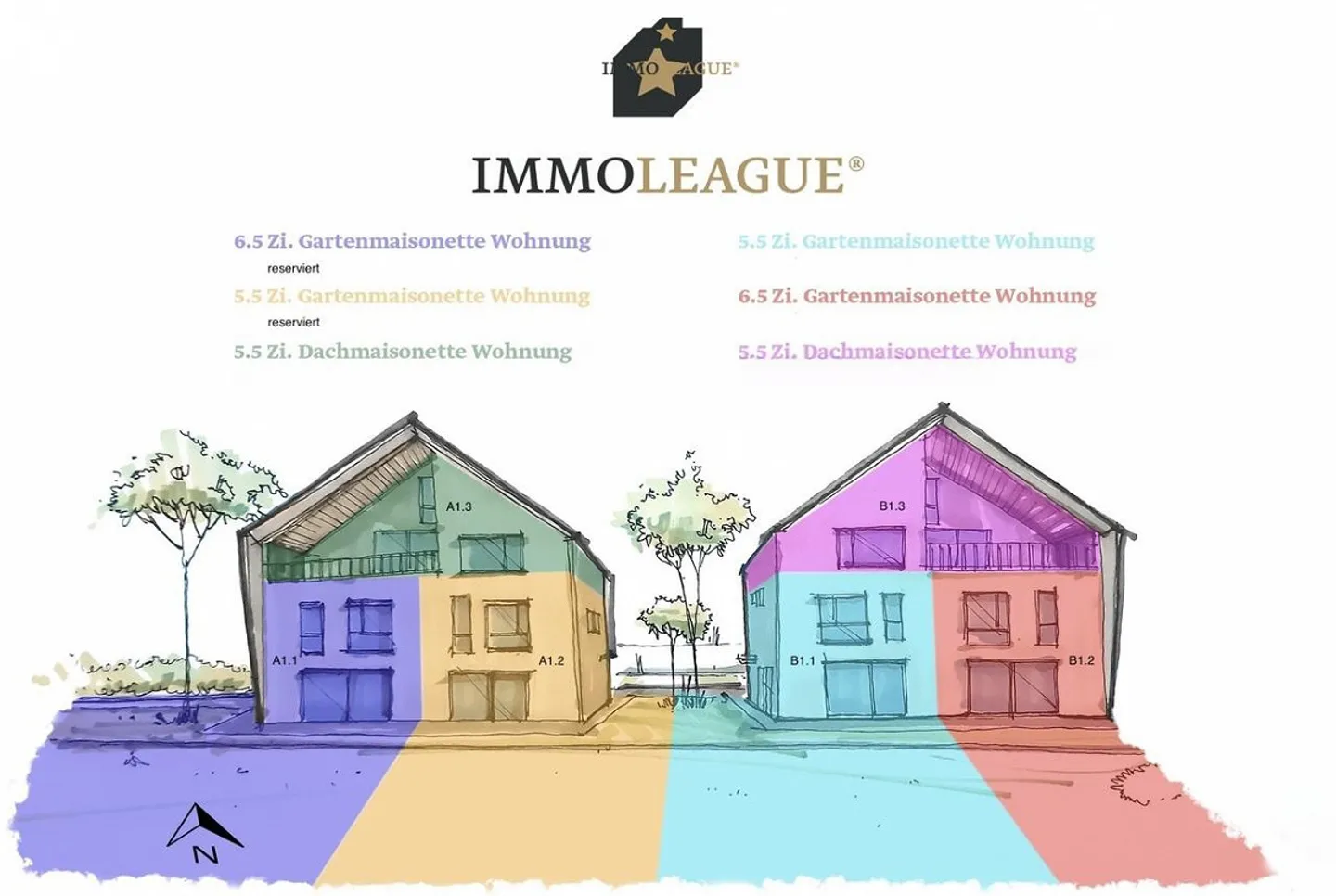 Newly built garden maisonette apartments in idyllic proximity to the Rhine (B1.1) - Photo 6 of 8