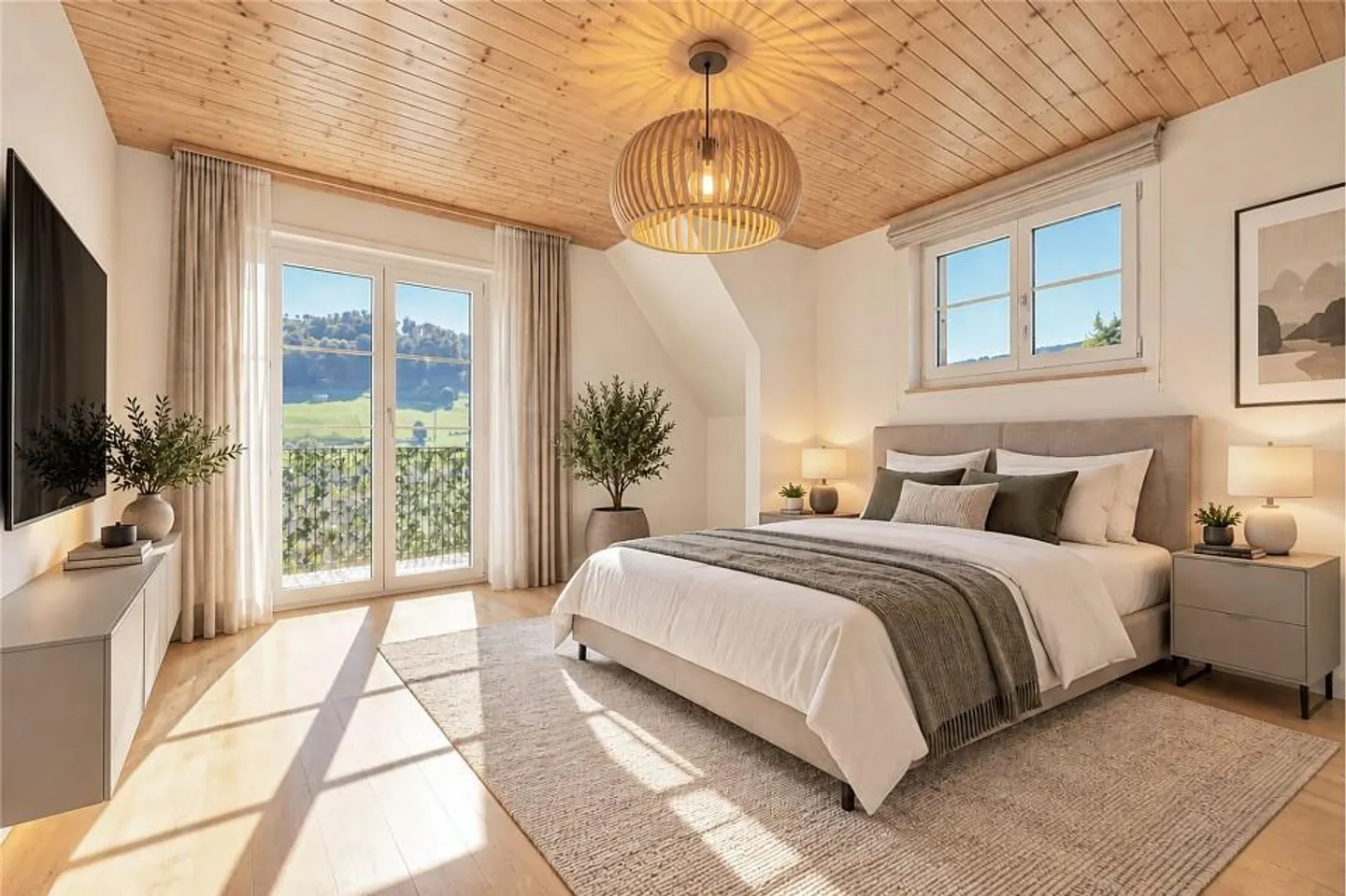 Charming 3½-room condominium with attic room and garden - Photo 3 of 13