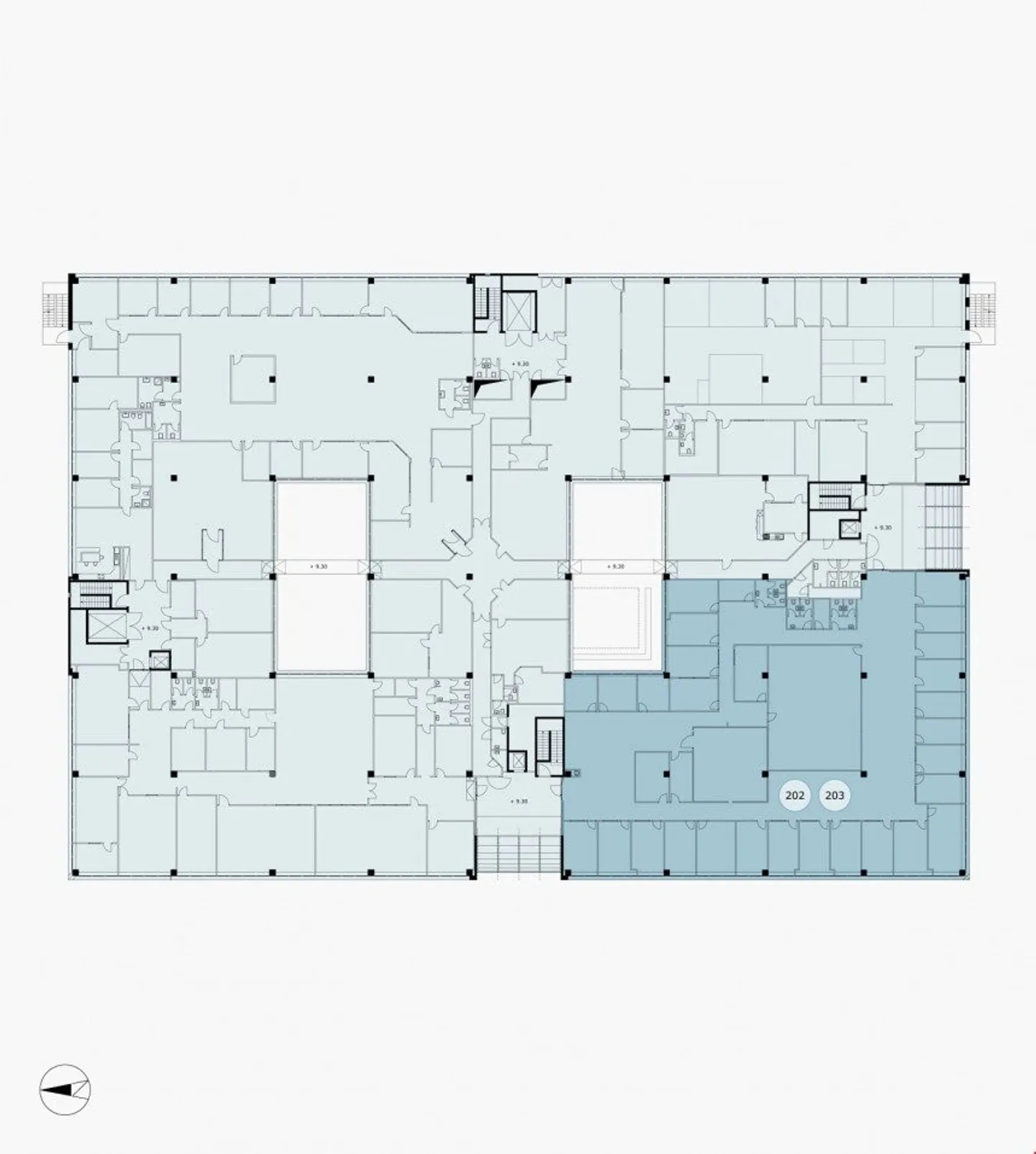 LUGANO NORD - BUREAU À LOUER DE 1162 M² DIVISIBLE (réf. 202-203) - Photo 14 sur 15