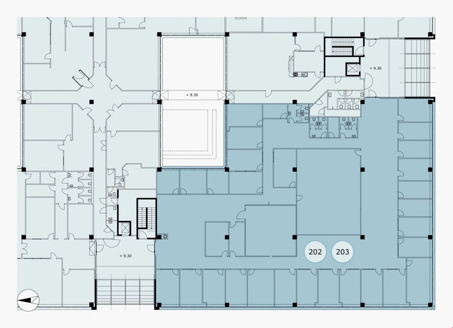 LUGANO NORD - BUREAU À LOUER DE 1162 M² DIVISIBLE (réf. 202-203) - Photo 15 sur 15