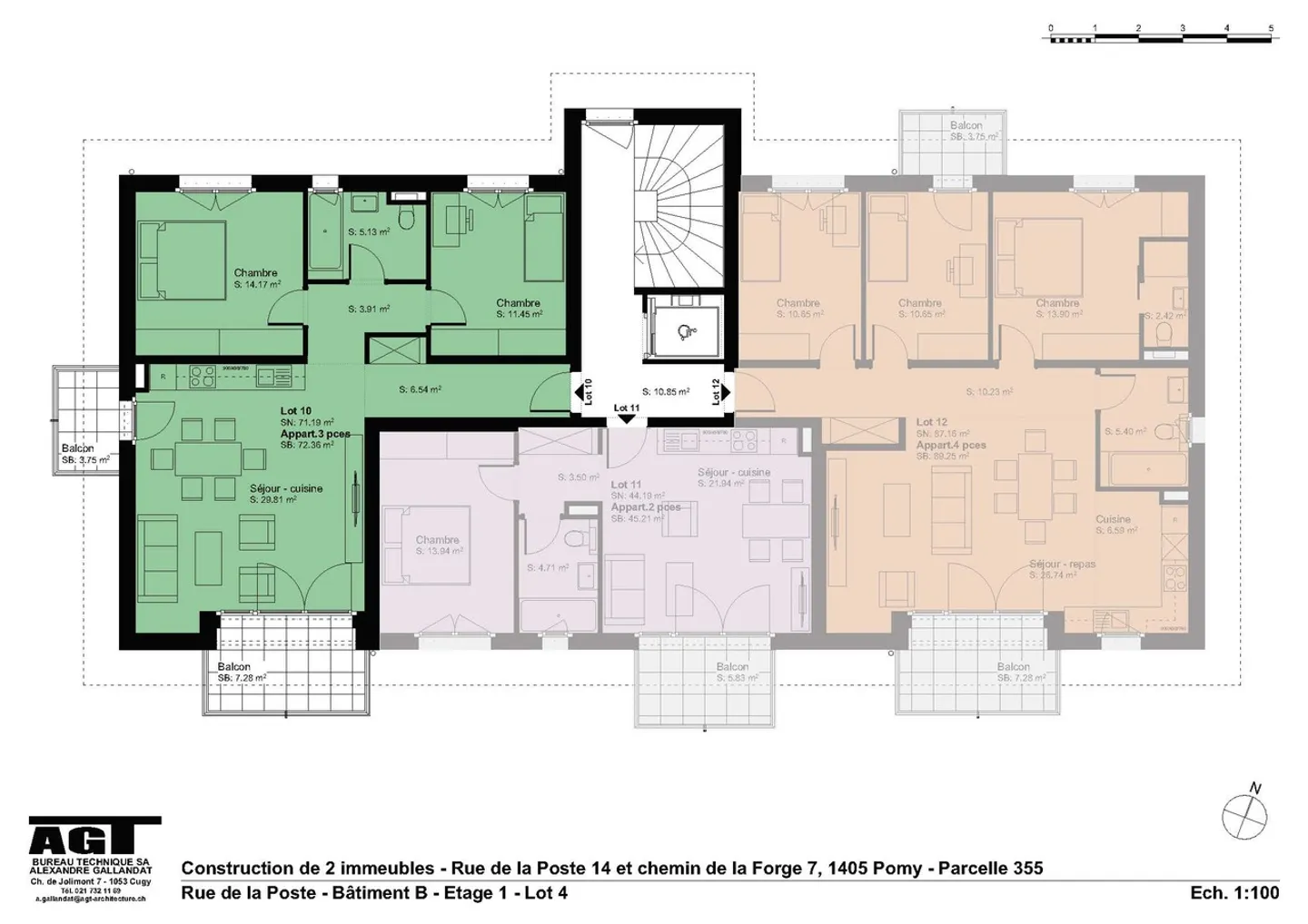 Charmante 3.5 Zimmer Wohnung - Foto 1 von 13