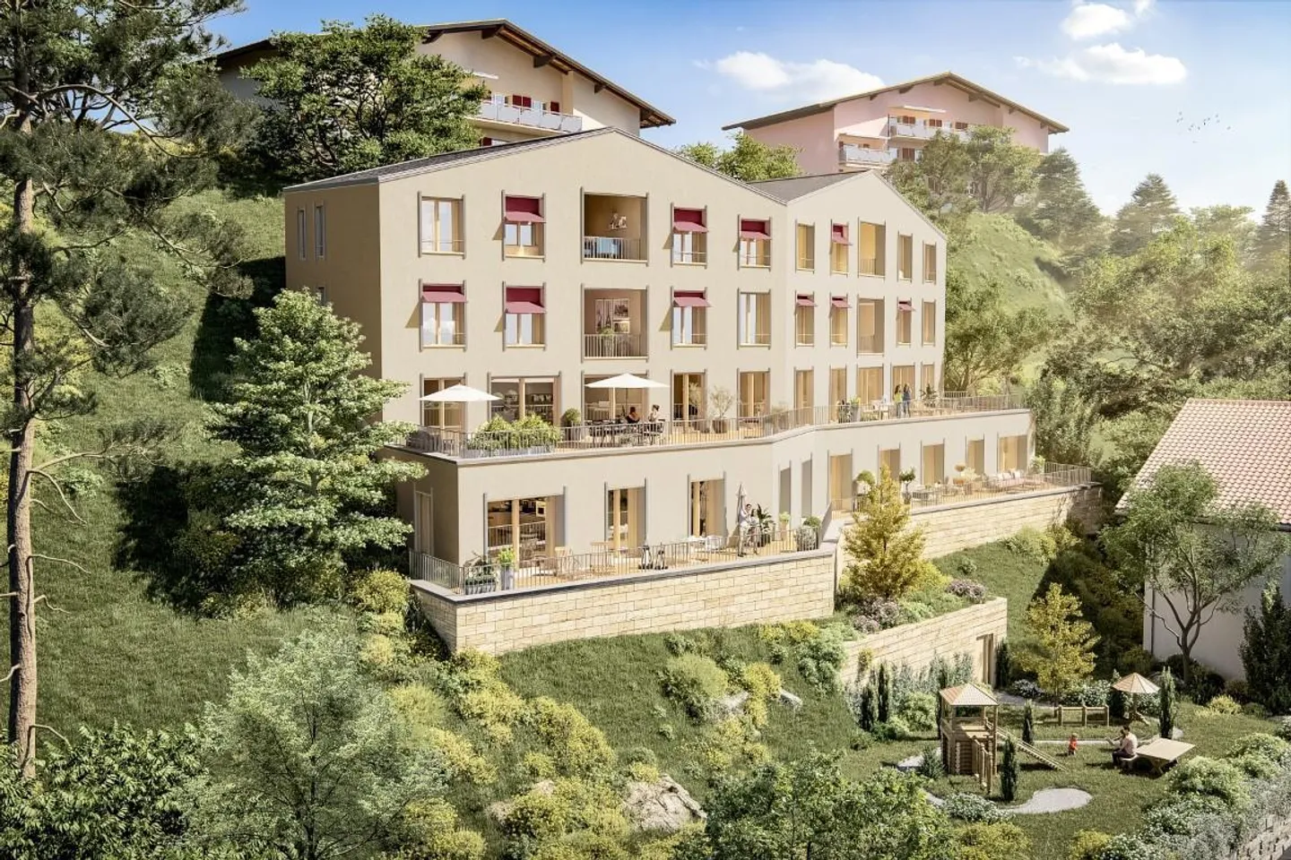 Thusis - Terreno edificabile con progetto di costruzione approvato - Foto 1 di 4