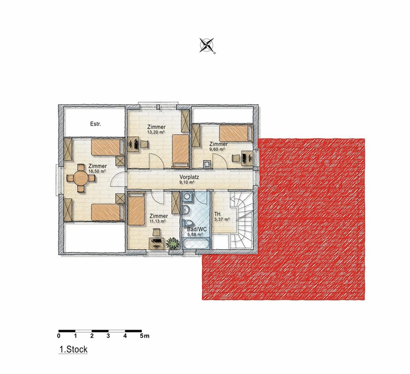 Maison de campagne au bord du ruisseau – 1'700 m2 de terrain et piscine. - Photo 18 sur 19