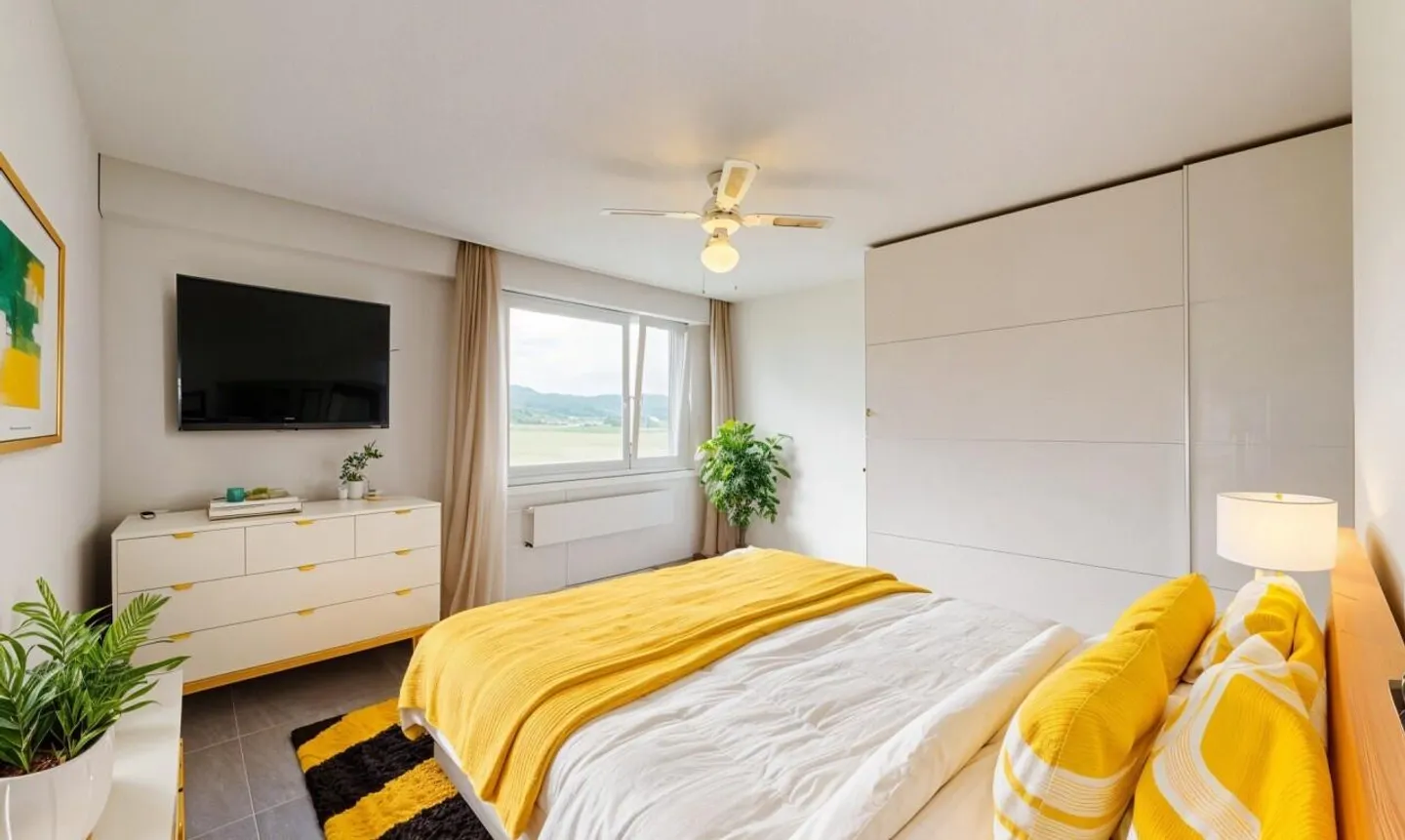 Appartement rénové de 4,5 pièces avec vue dégagée - Photo 11 sur 13