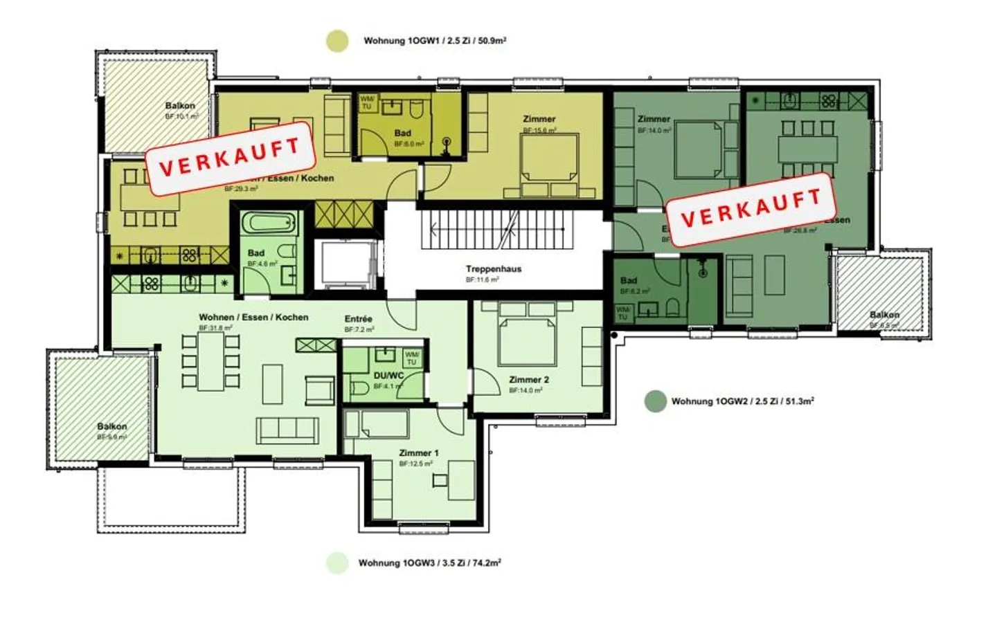 New 2.5 and 3.5 Room Apartments / Move-in Summer 2026 - Photo 5 of 14