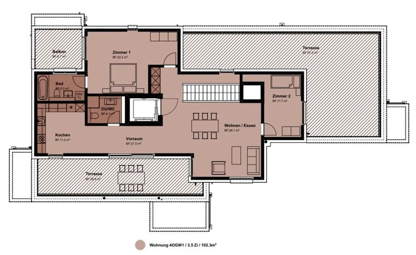New 2.5 and 3.5 Room Apartments / Move-in Summer 2026 - Photo 6 of 14
