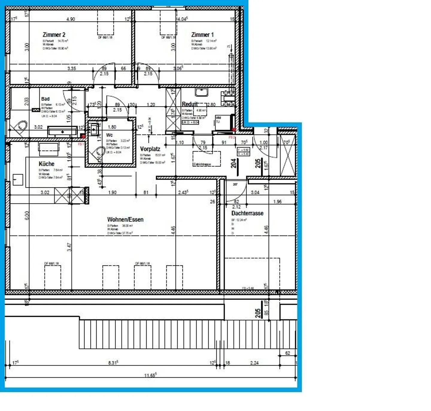 Moderne 3 1/2 Zimmerwohnung mit hervorragendem Ausbaustandard - Foto 14 von 14