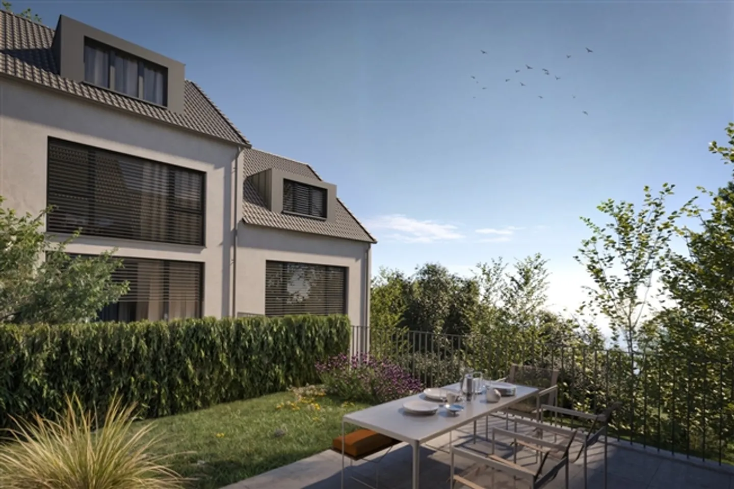 «Neubau Mosermattstrasse mit vier 5.5-Zimmer-Doppelhäuser (Haus 3)» - Foto 3 von 7