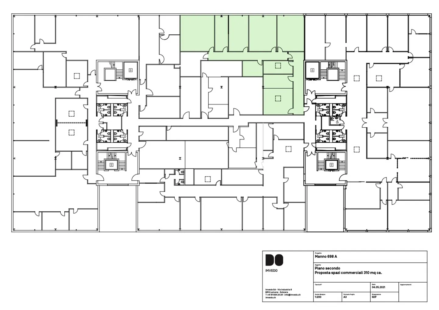 Uffici a Manno - 310 m² - Foto 2 di 2